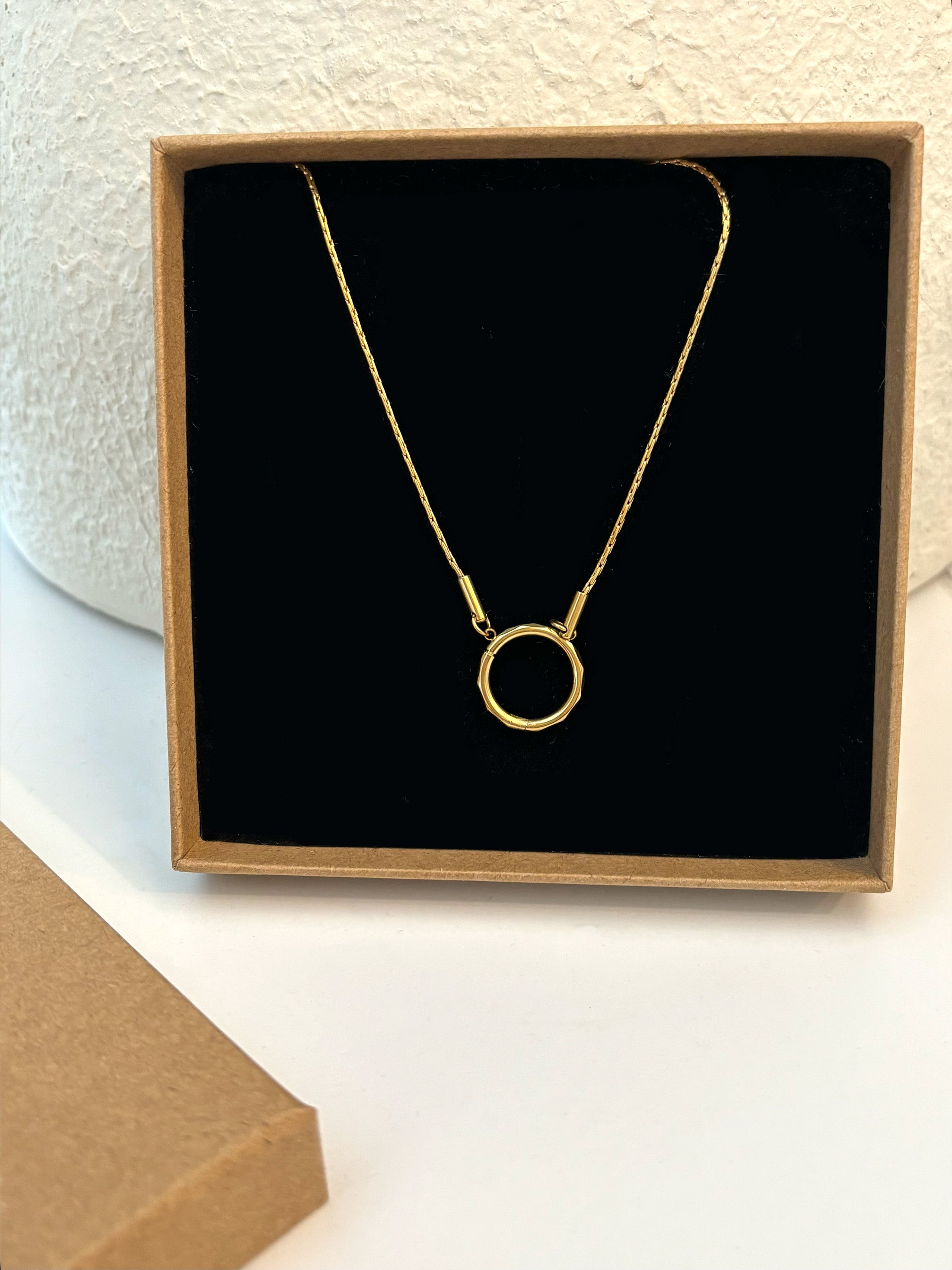 Fine Chain Necklace For Charms (O Clasp)