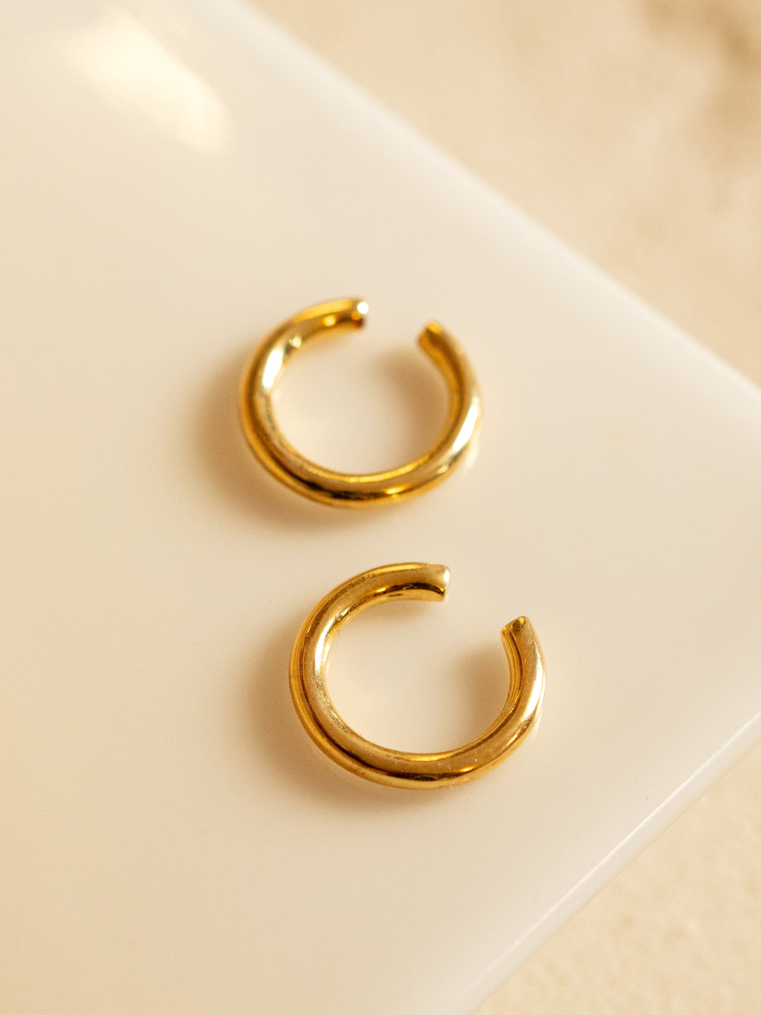 Gold Thick Conch Ear Cuffs