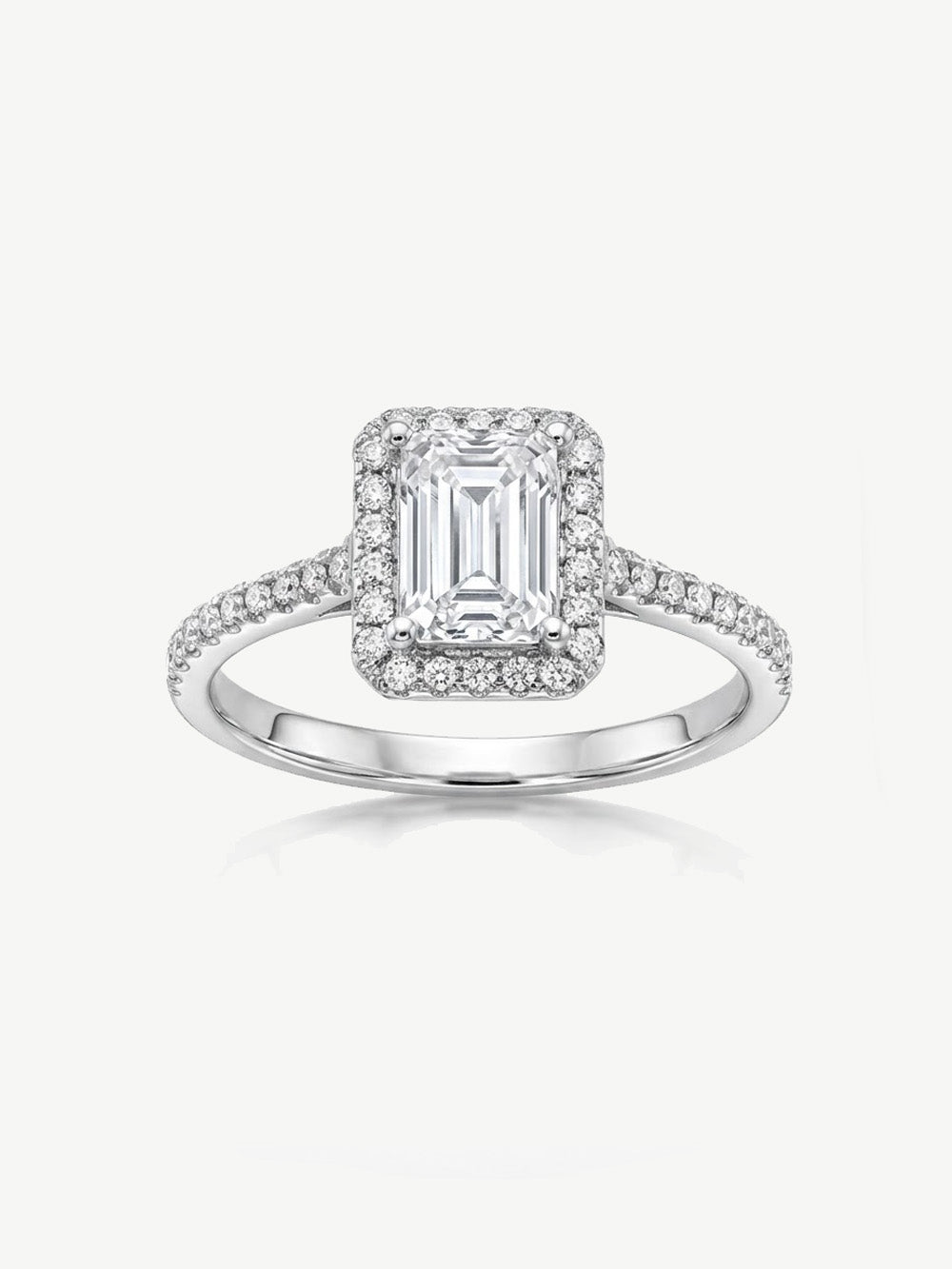 Promise Ring With Sparkling Emerald Stone