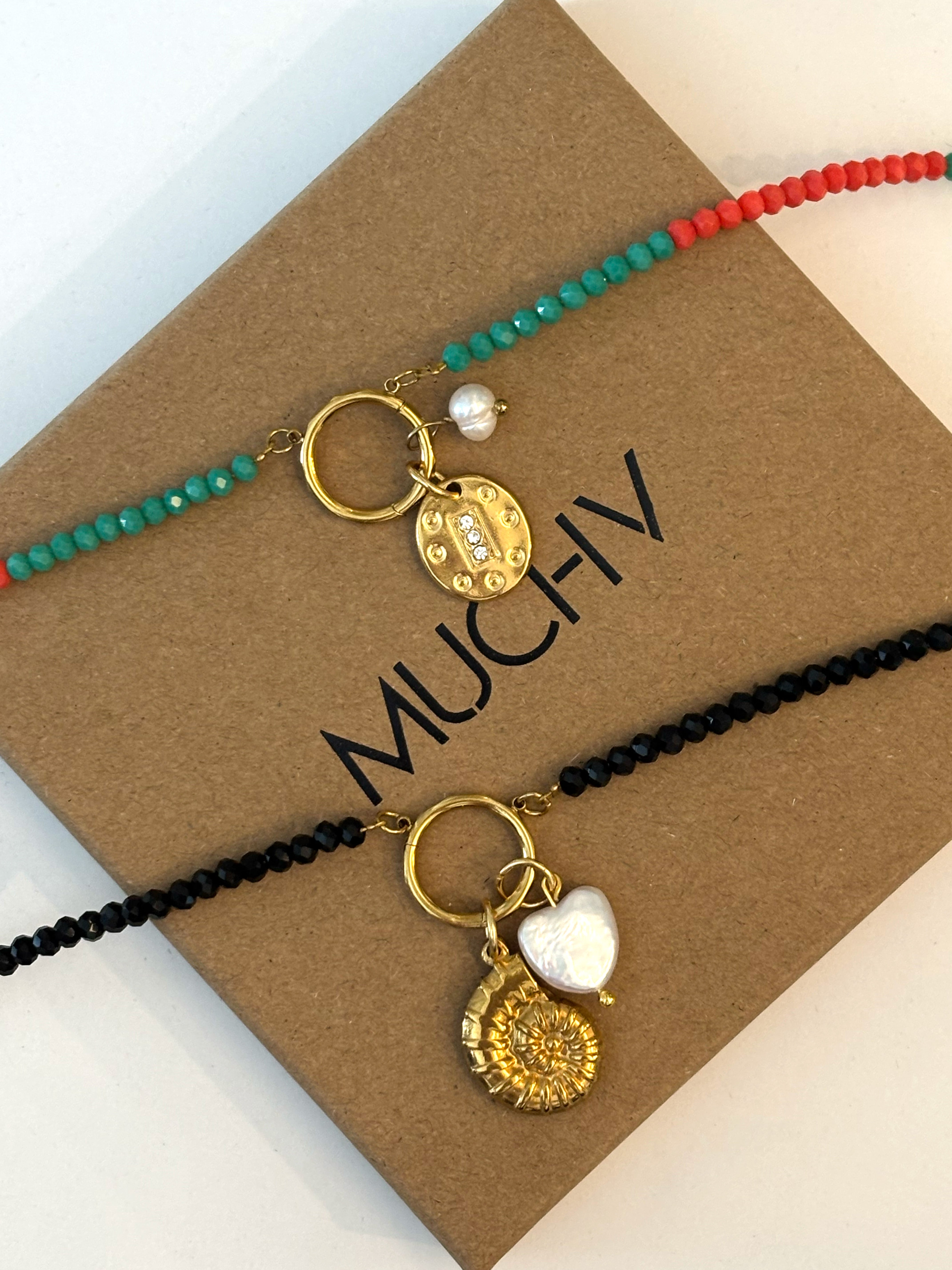 Pastel Bead Necklace For Charms (O Clasp)