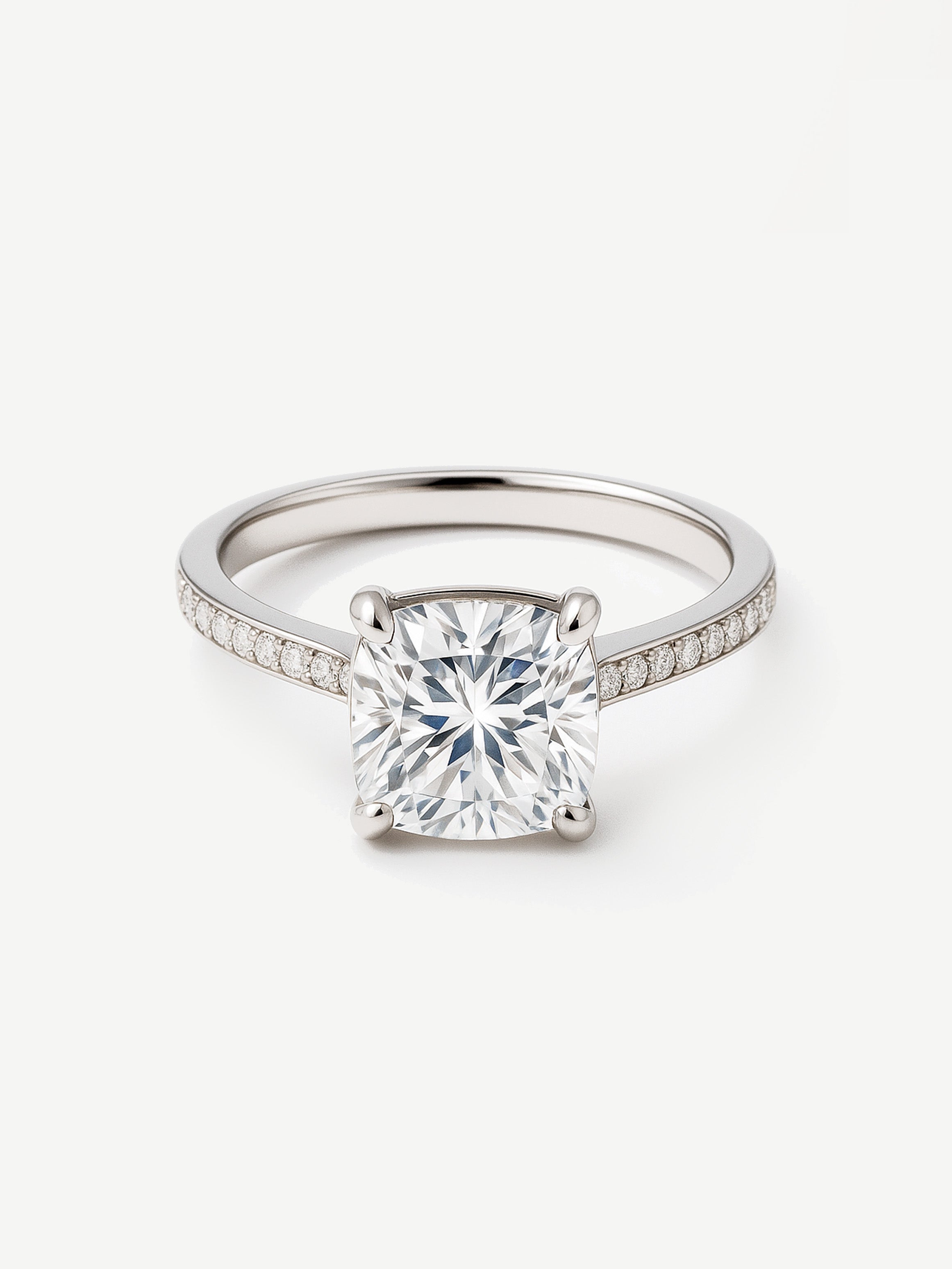 Promise Ring With Square Stone