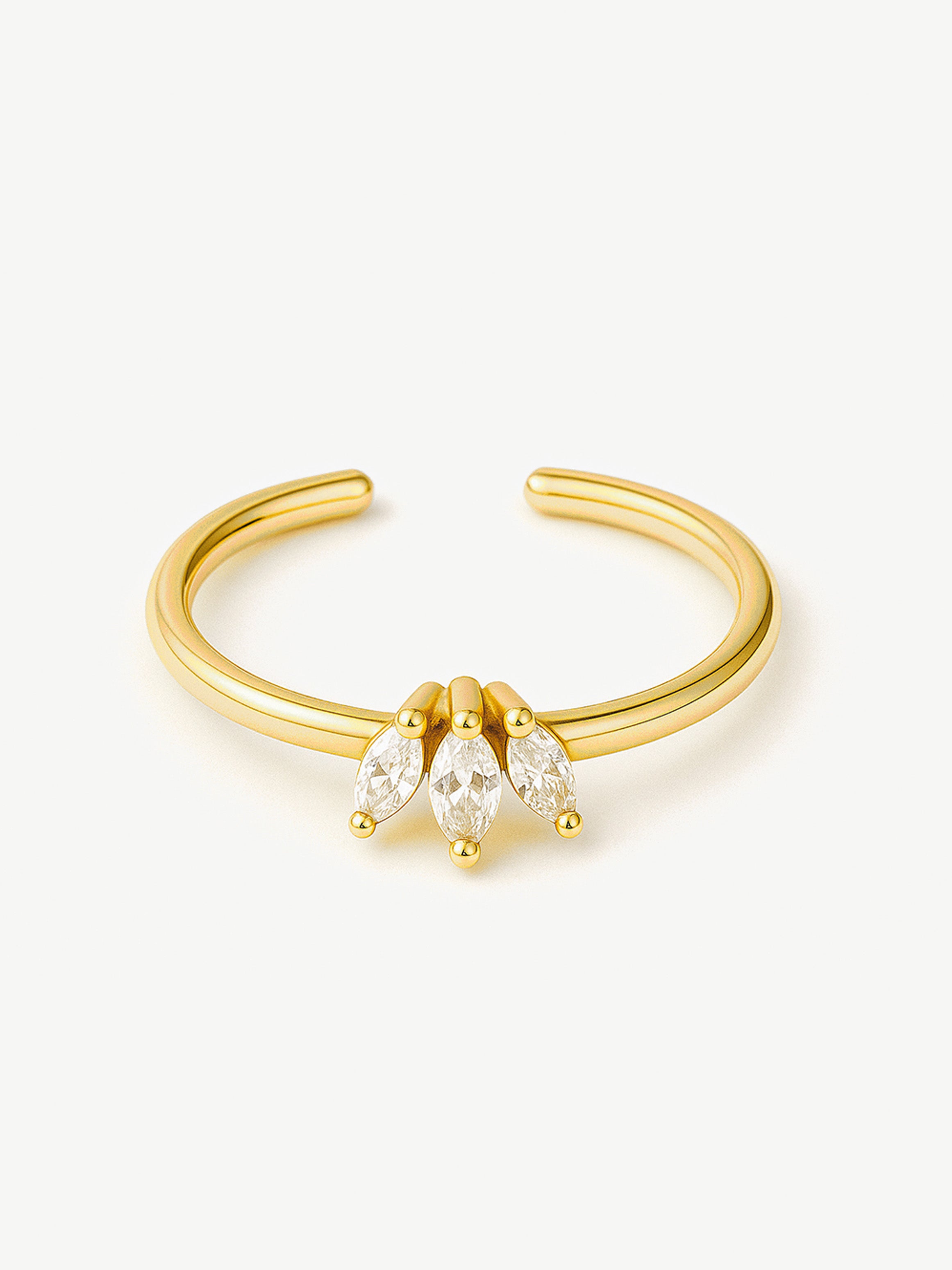 Dainty Marquise Ring - Adjustable