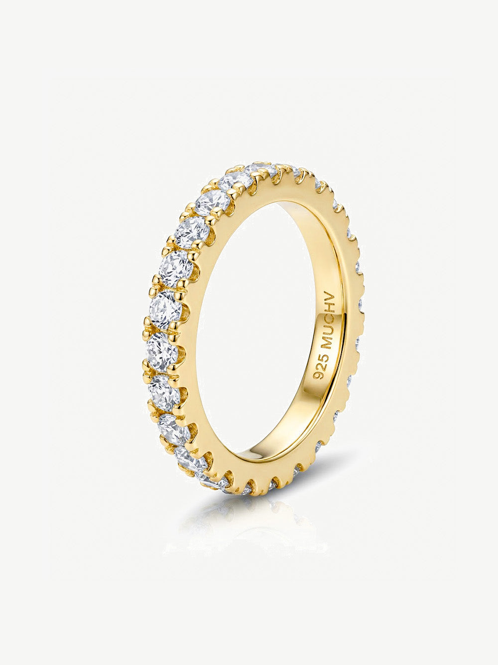 Stacking Eternity Ring With Cubic Zirconia Stones