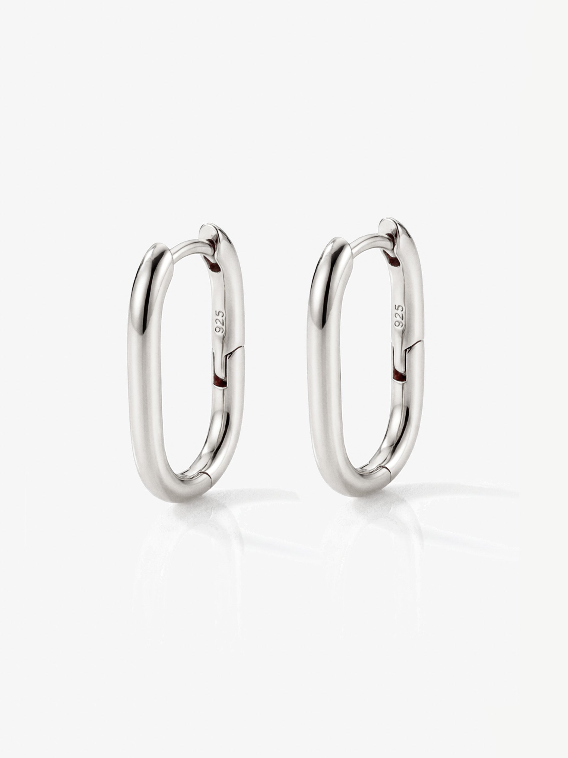 Small Oval Hoop Earrings