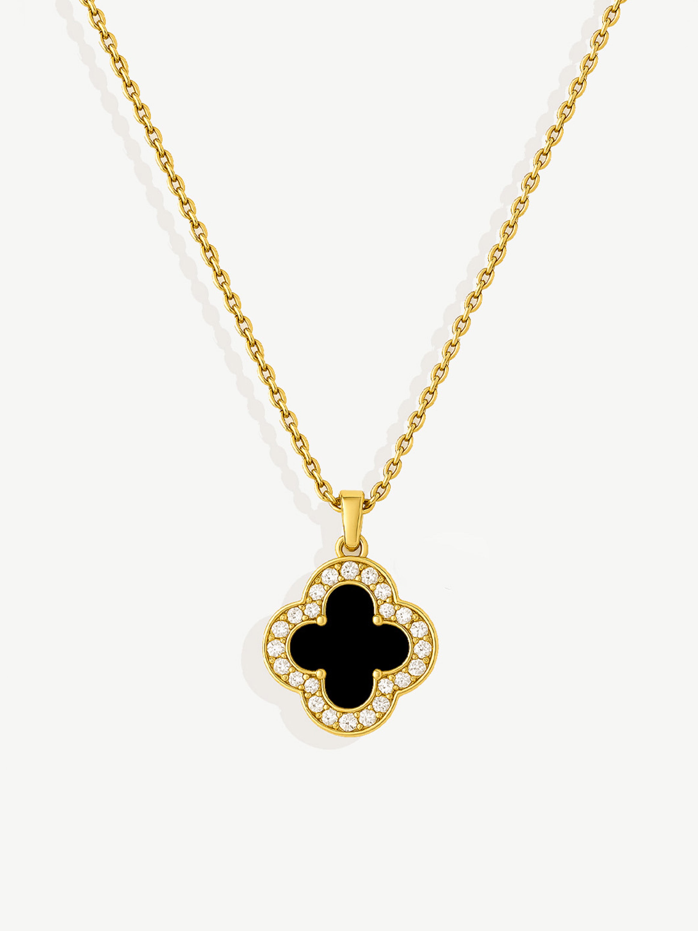 Clover Necklace - Reversible Pendant