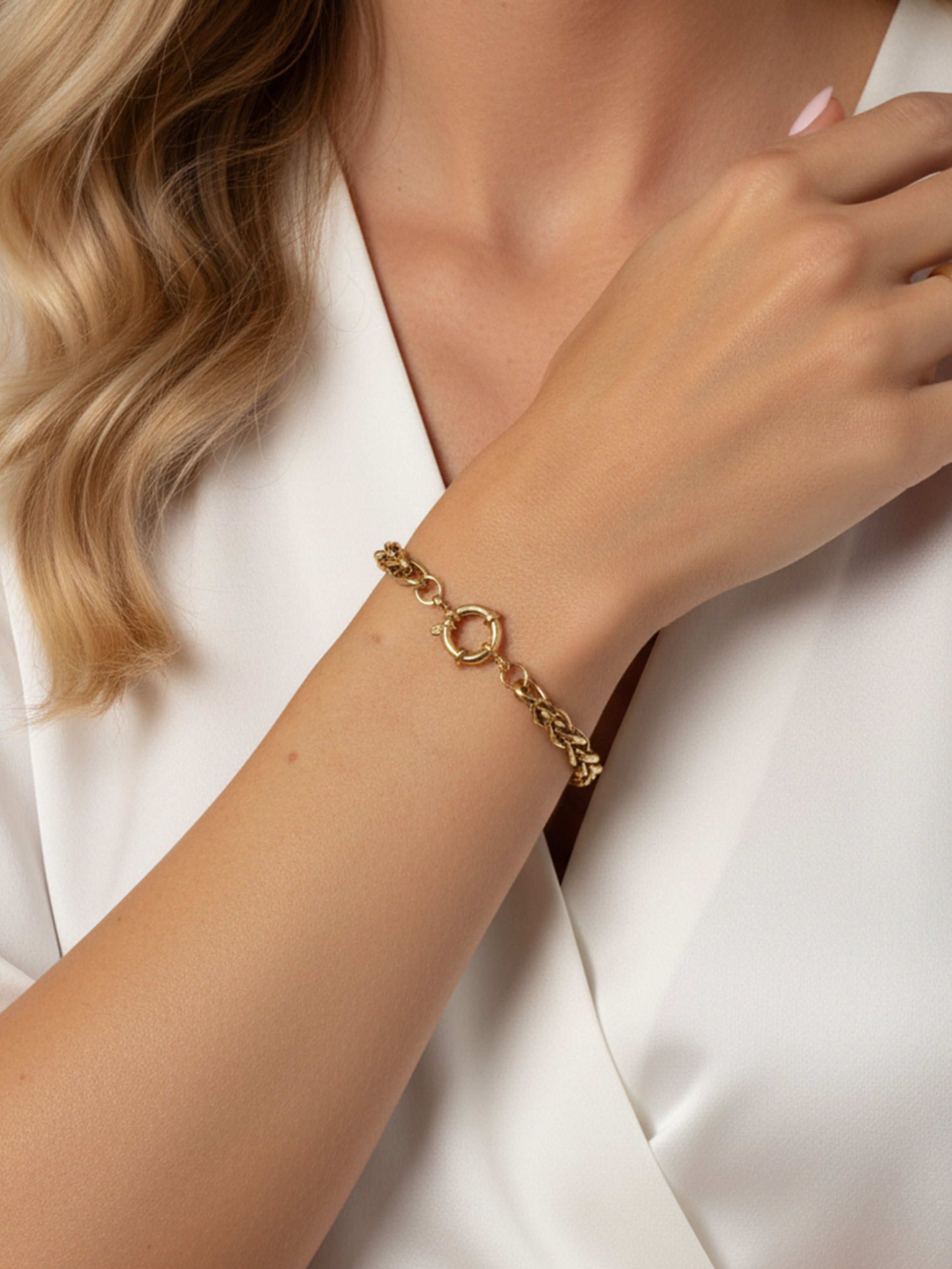 Twisted Chain Bracelet For Charms