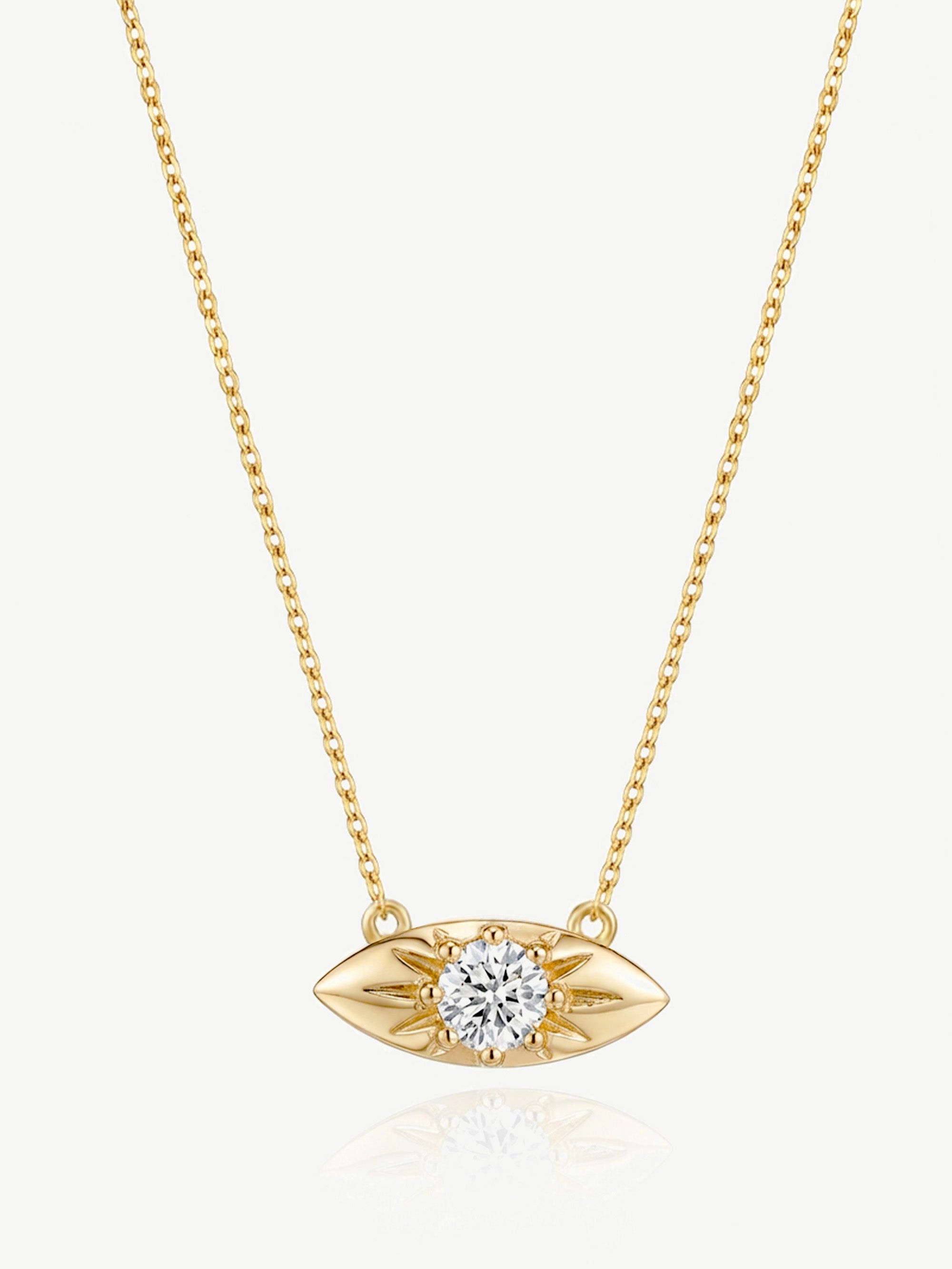 Dainty Evil Eye Pendant Necklace