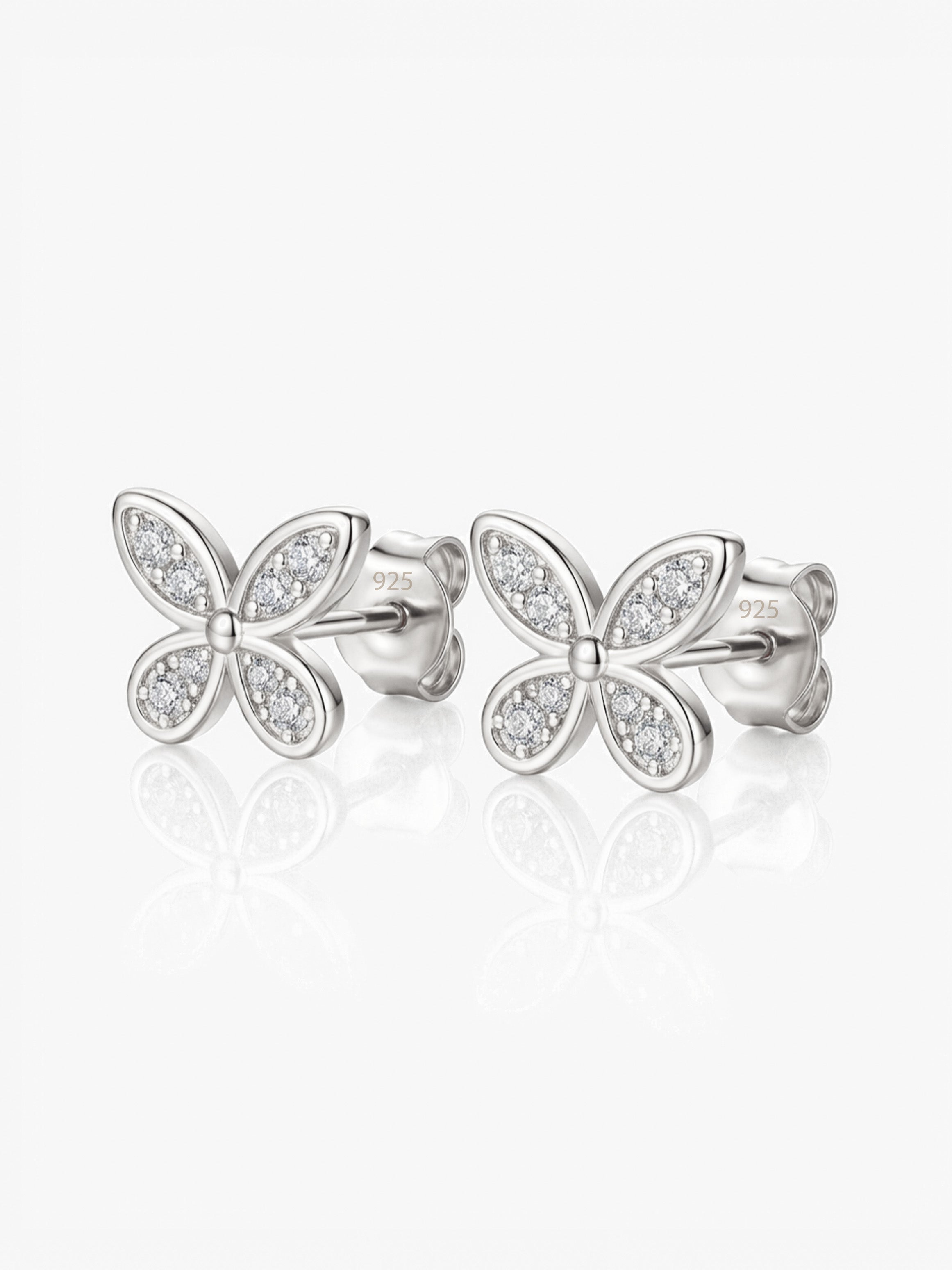 Small Butterfly Stud Earrings