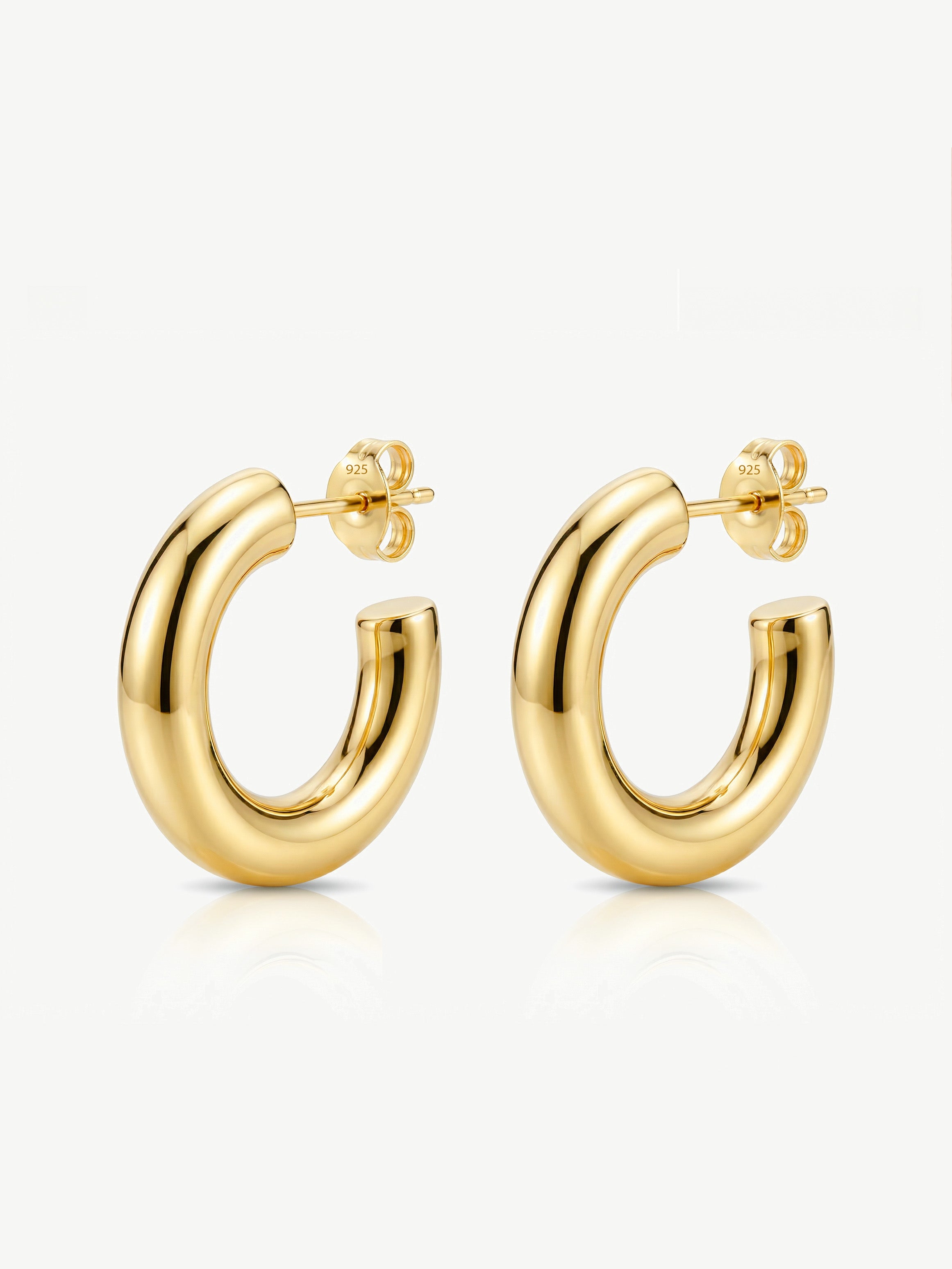 Chunky Small Hoop Earrings