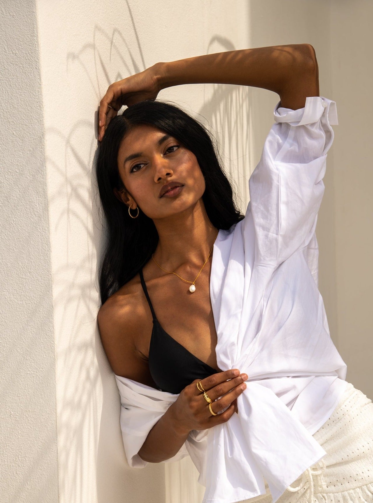 Big Pave Tennis Hoop Earrings With Sparkling Stones