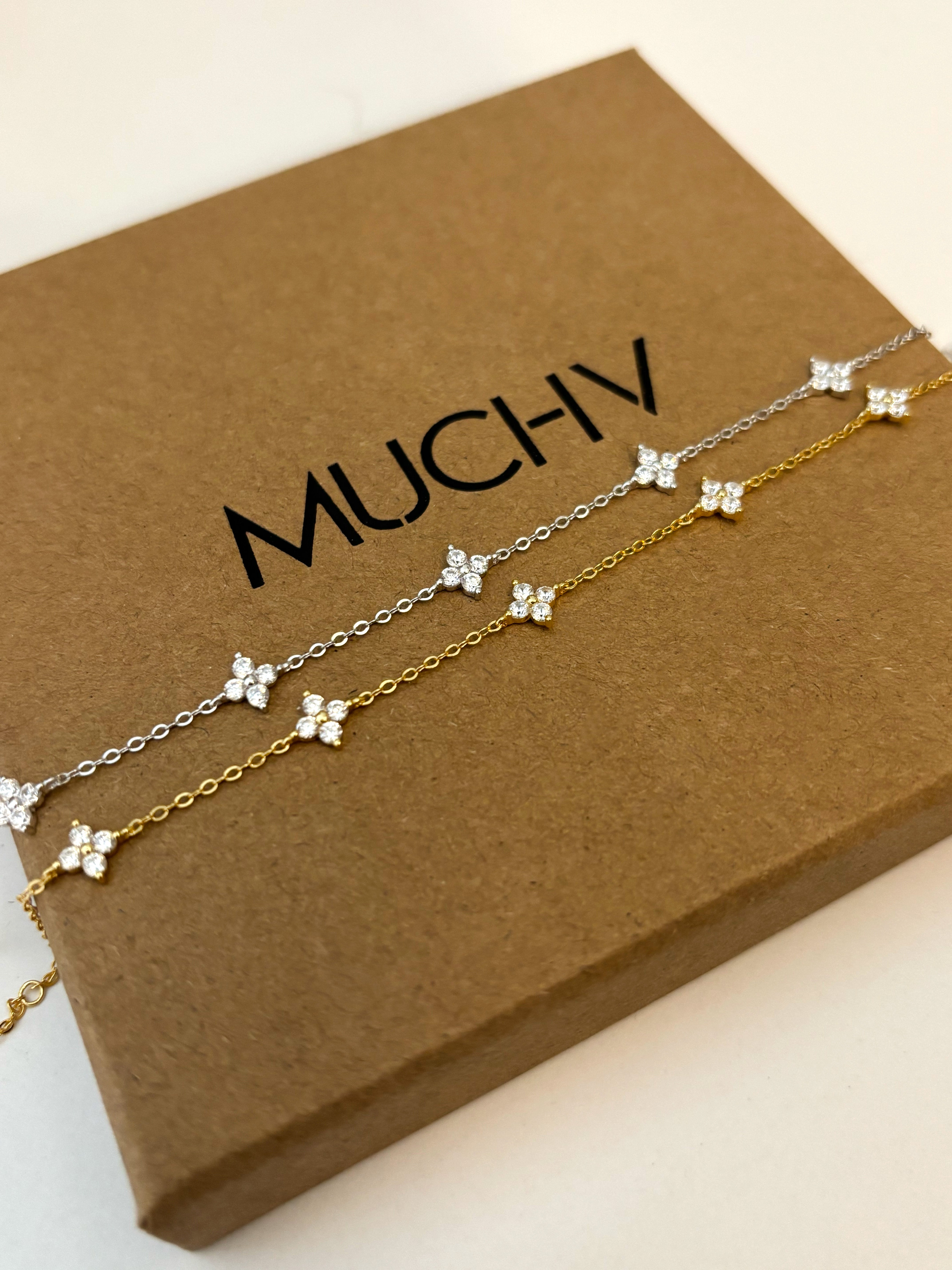 Dainty Hydrangea Bracelet