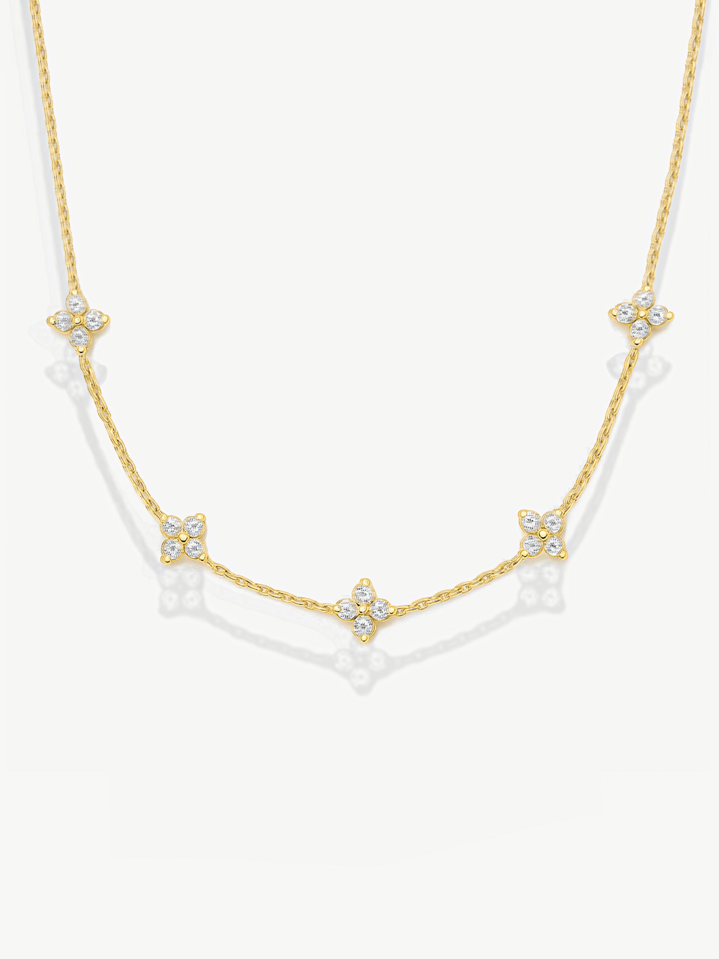 Dainty Hydrangea Necklace