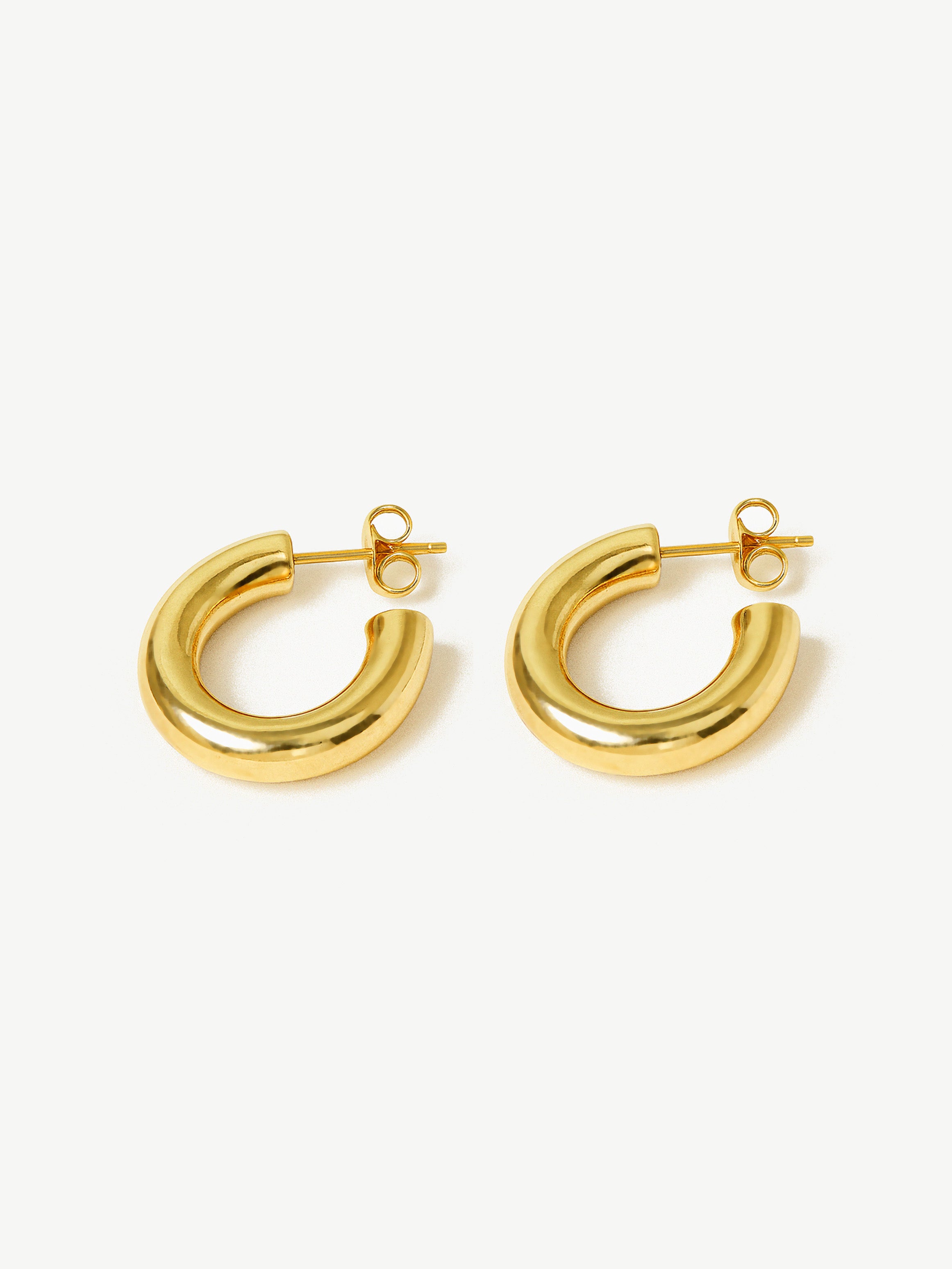 Chunky Small Hoop Earrings