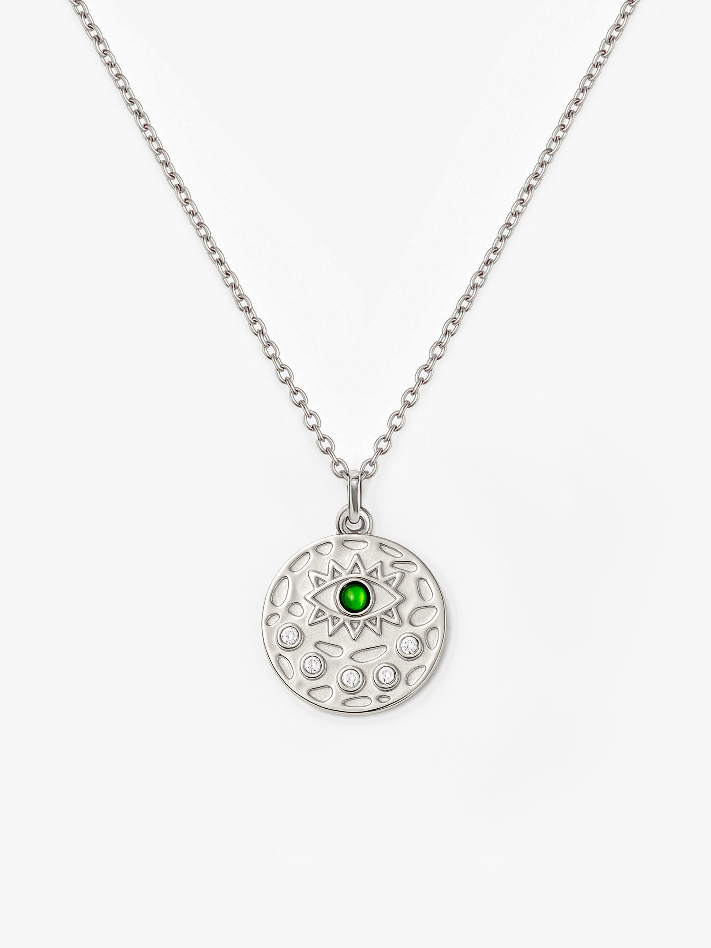 Evil Eye Coin Necklace