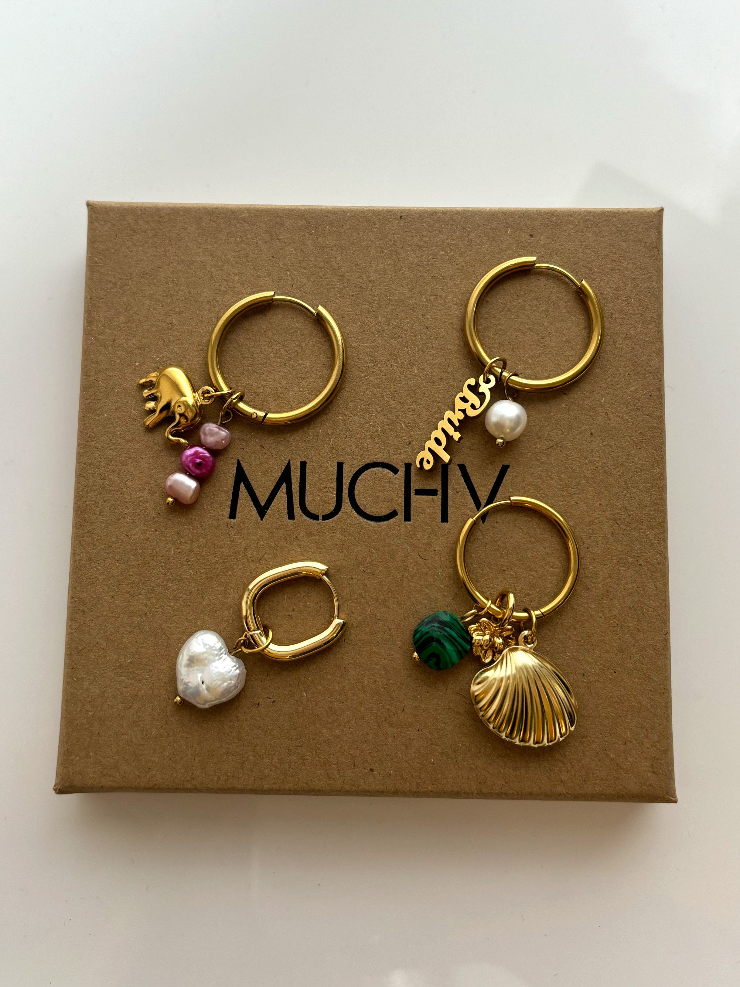 Solid Hoop Earrings 12mm