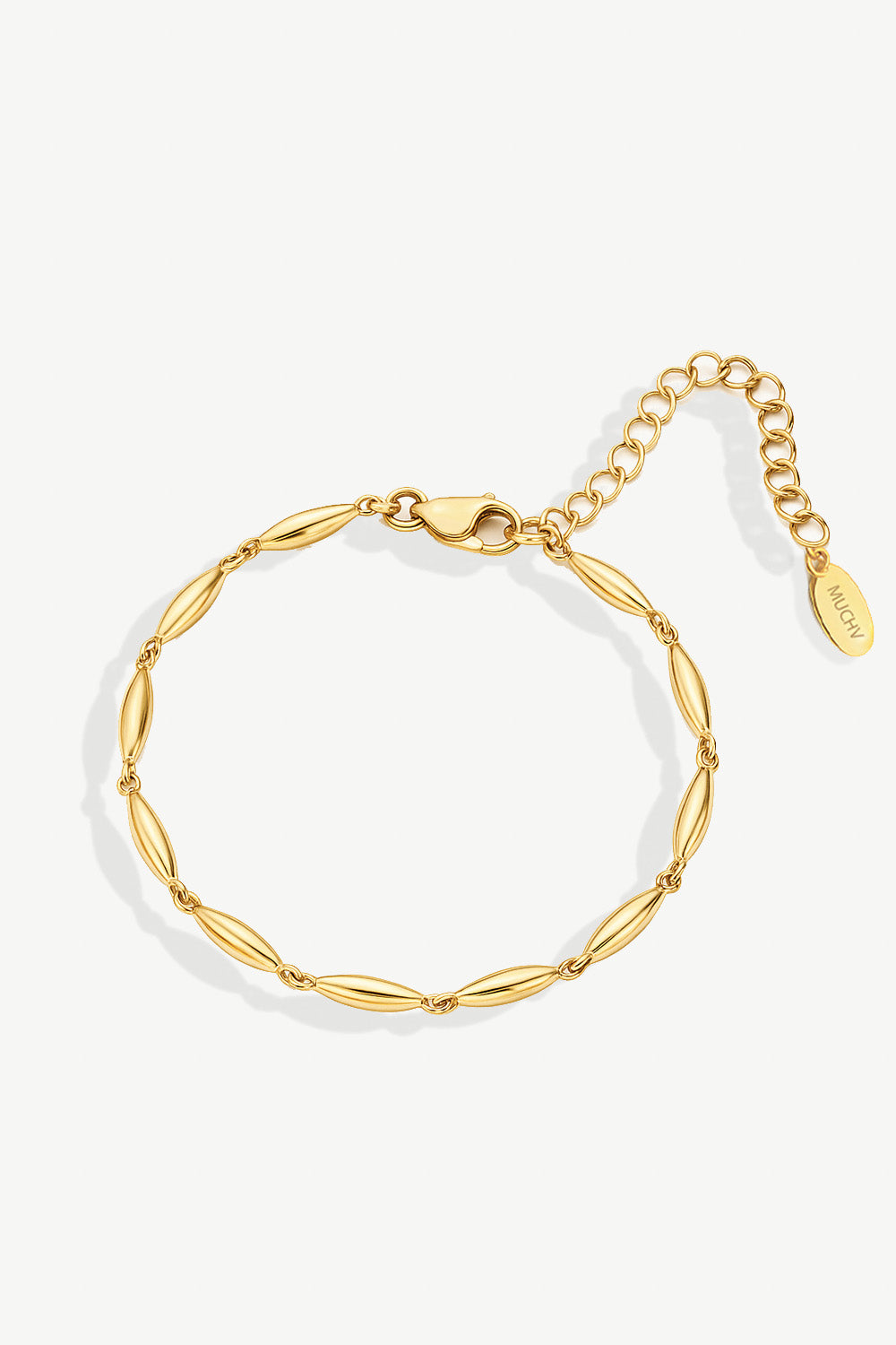 Fine Bean Chain Bracelet