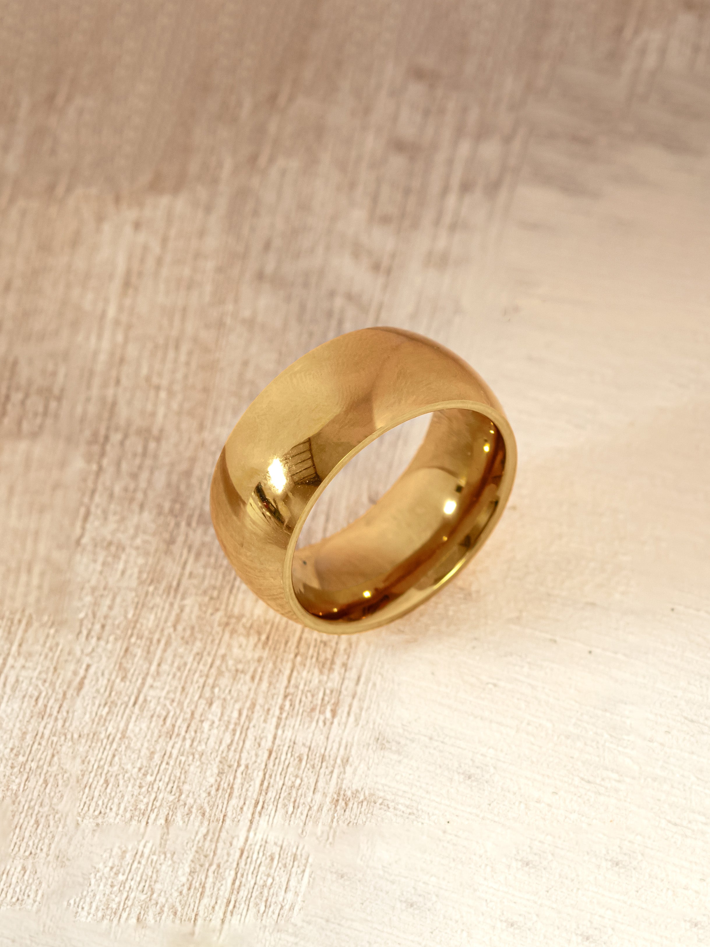 Smooth Polished Dome Ring