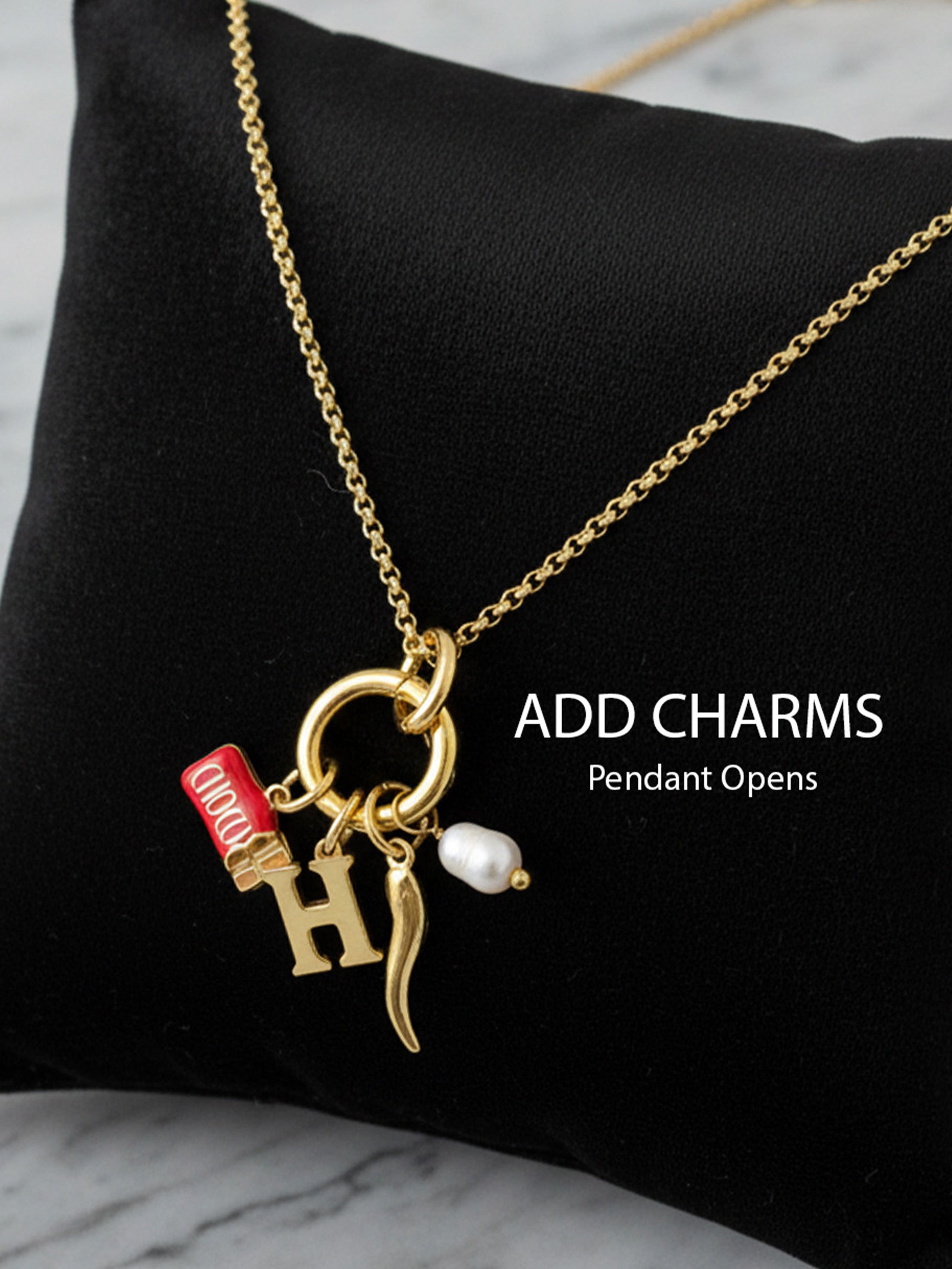 Rolo Chain For Charms (Medium O-Clasp Pendant)