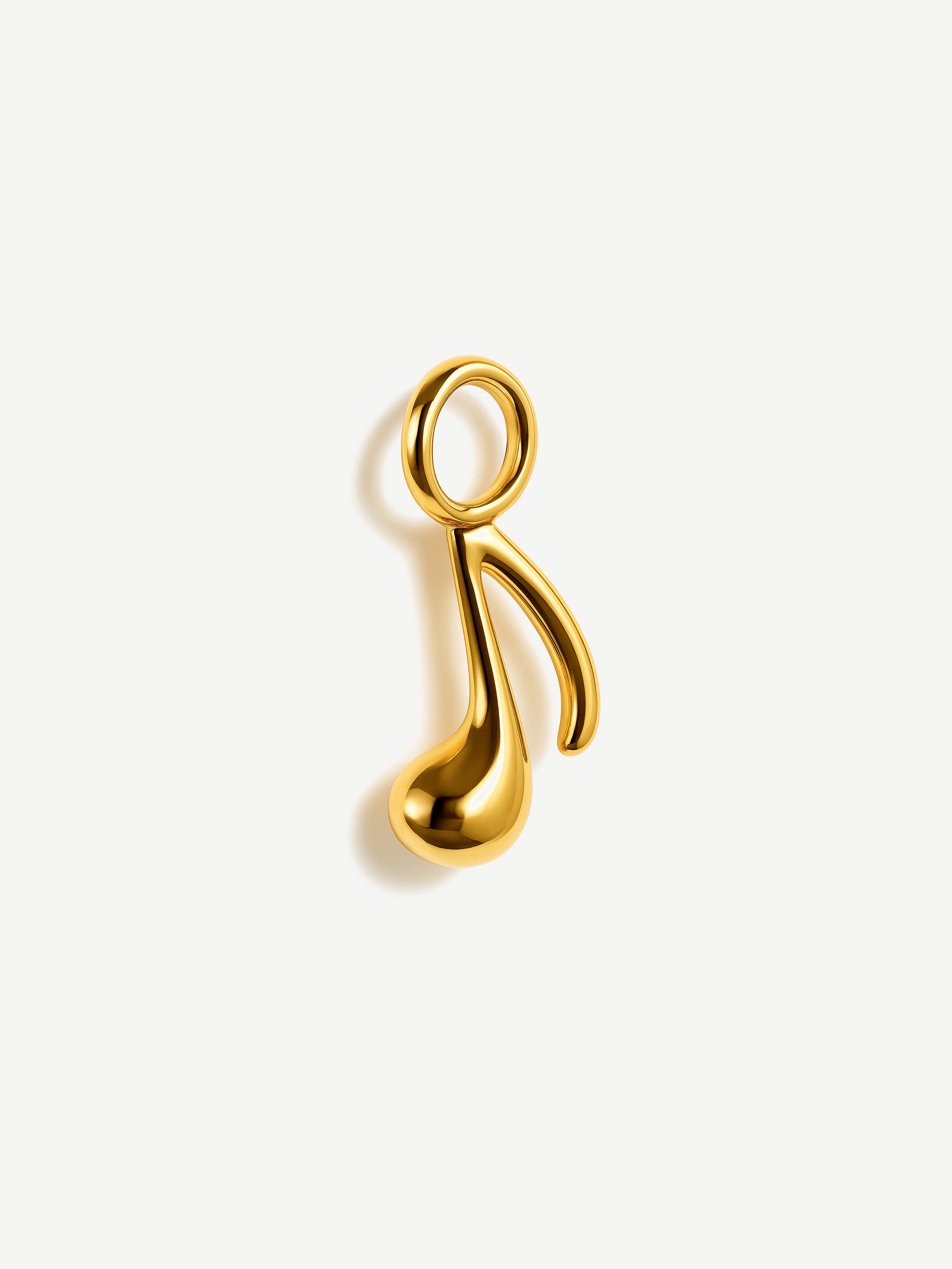 Music Quaver Note Charm (Big)