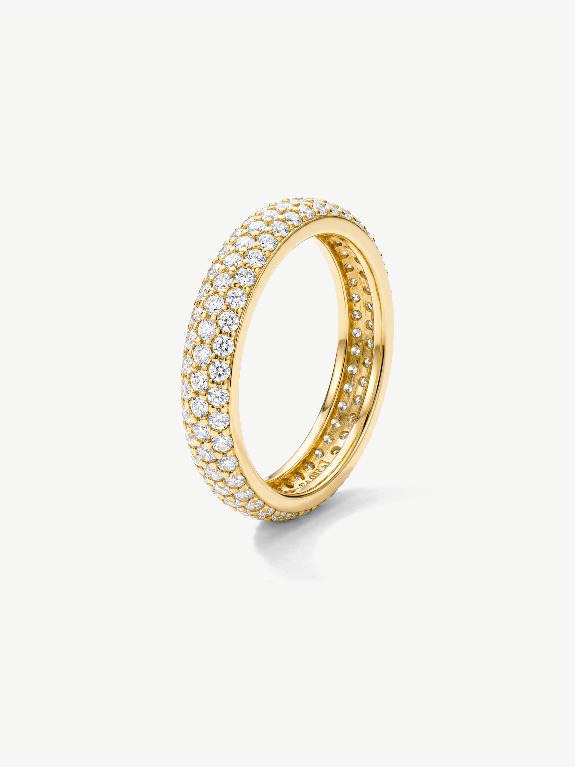 Pave Dome Ring With Sparkling Stones