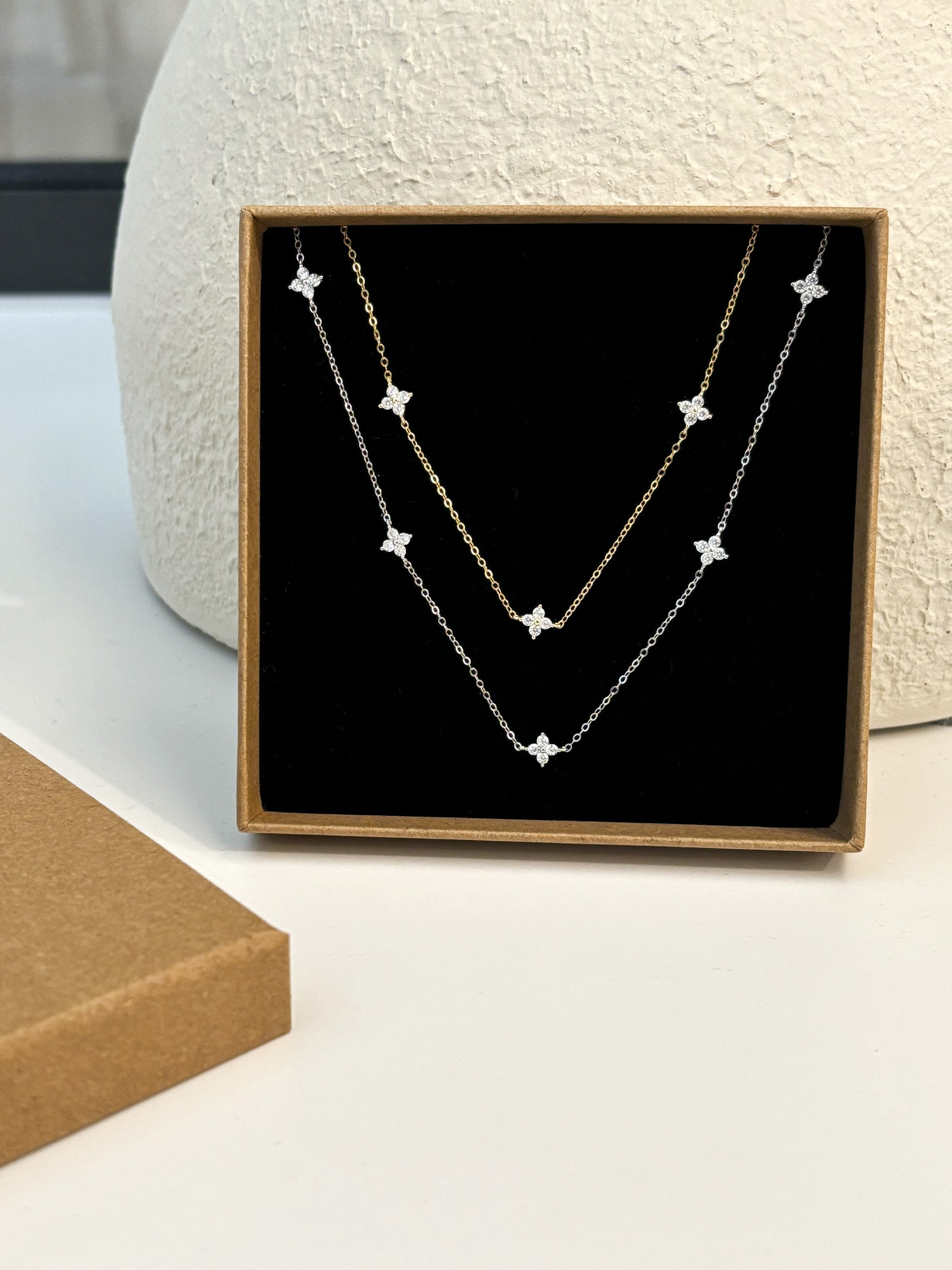 Dainty Hydrangea Necklace