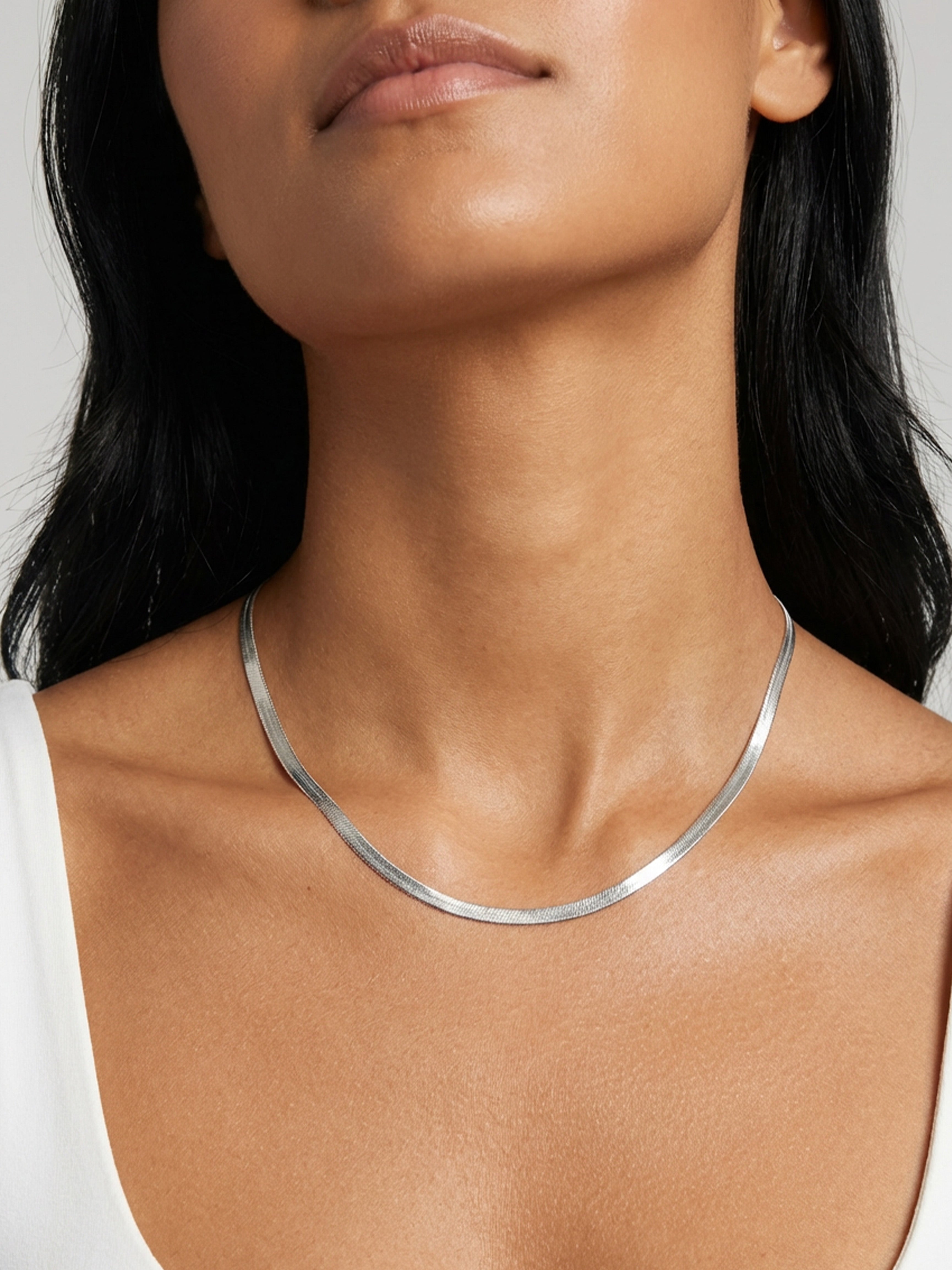 Herringbone Chain Necklace