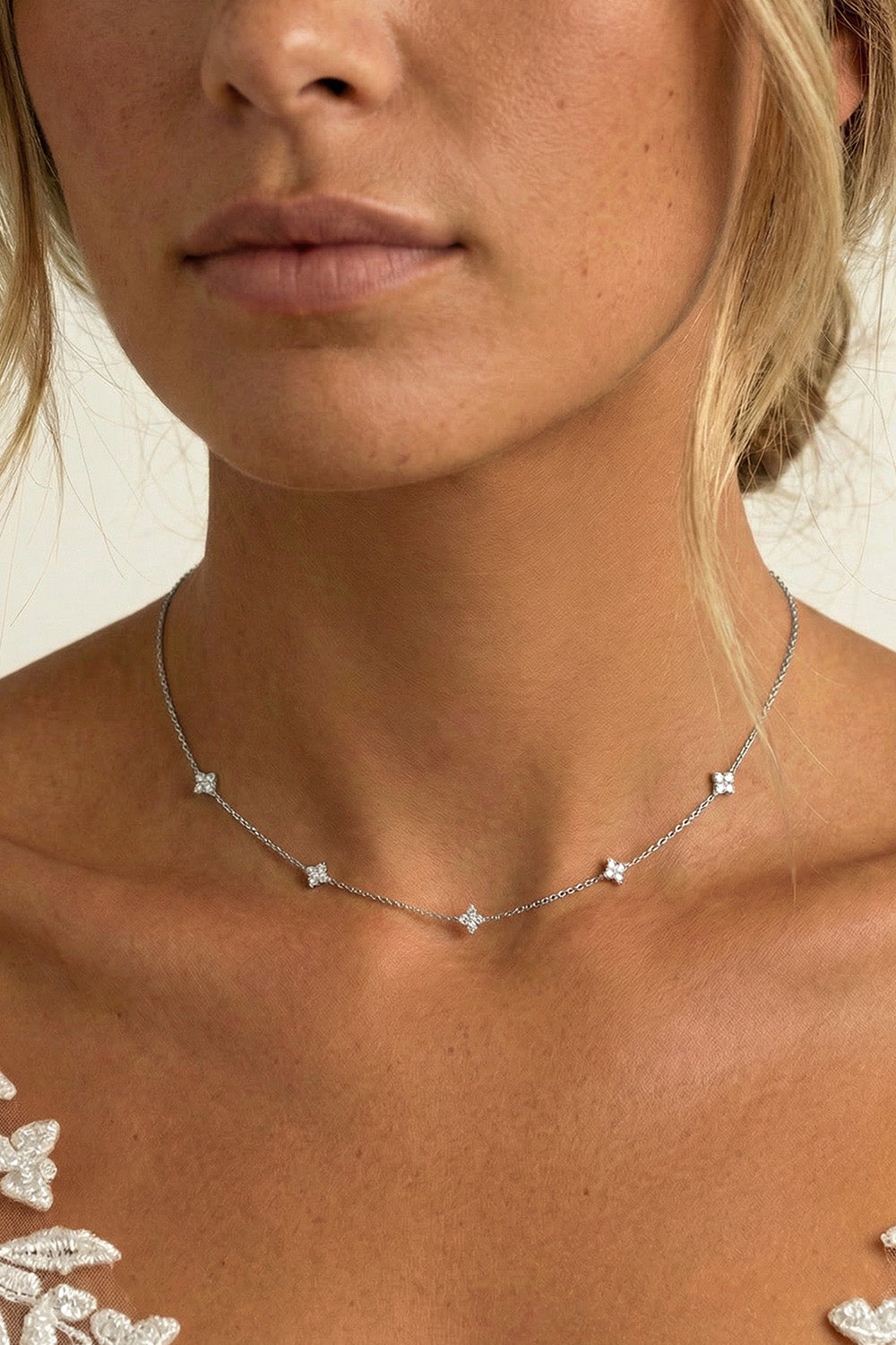 Dainty Hydrangea Necklace