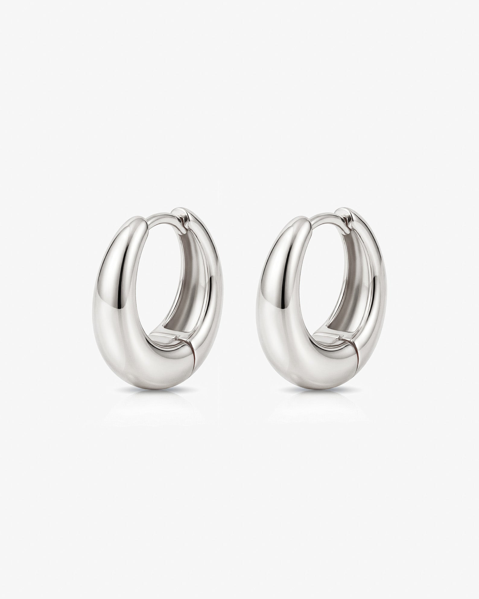 Hinged Huggie Hoop Earrings