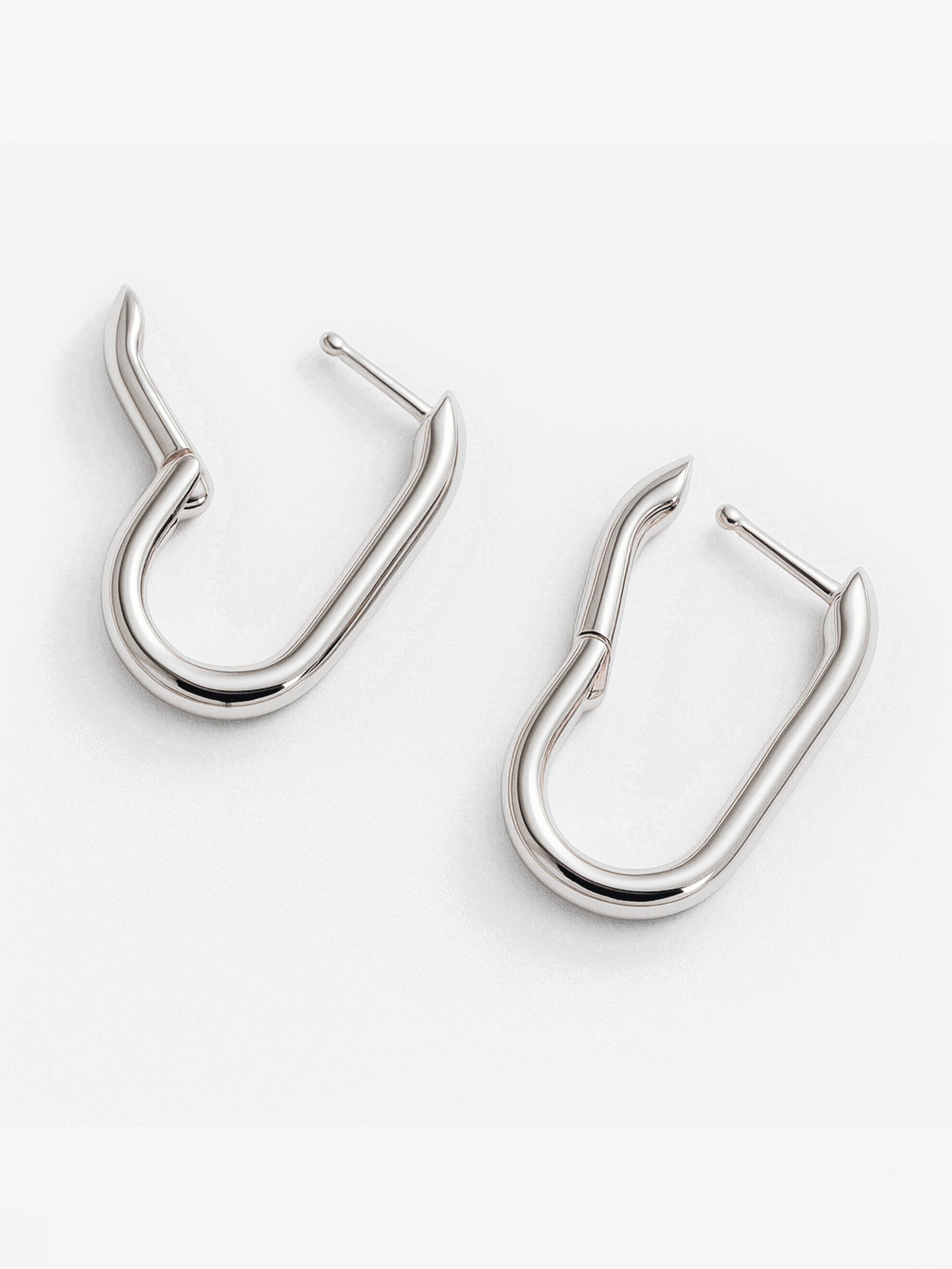 Small Oval Hoop Earrings