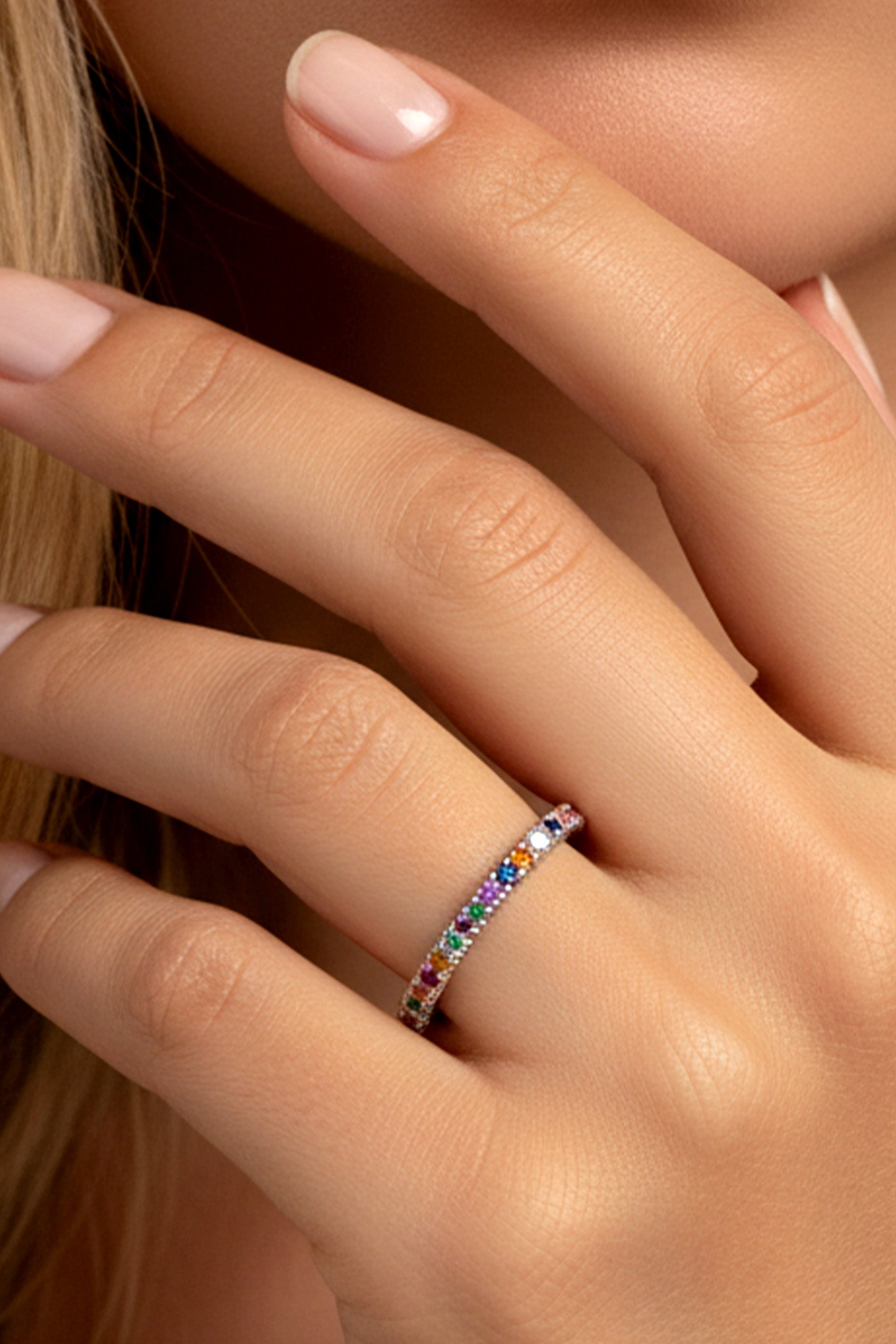 Stacking Rainbow Ring