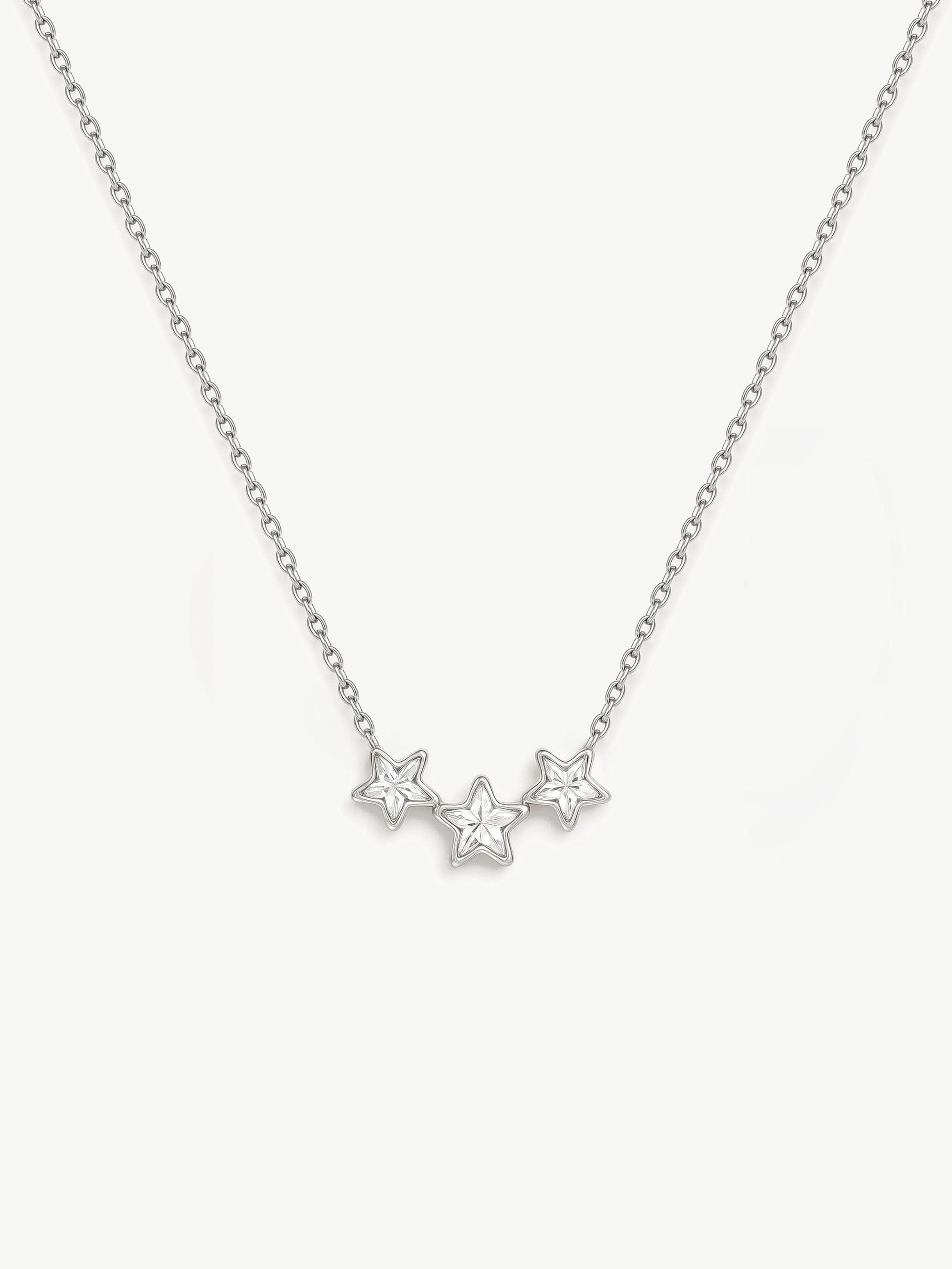 Dainty Three Stars Necklace