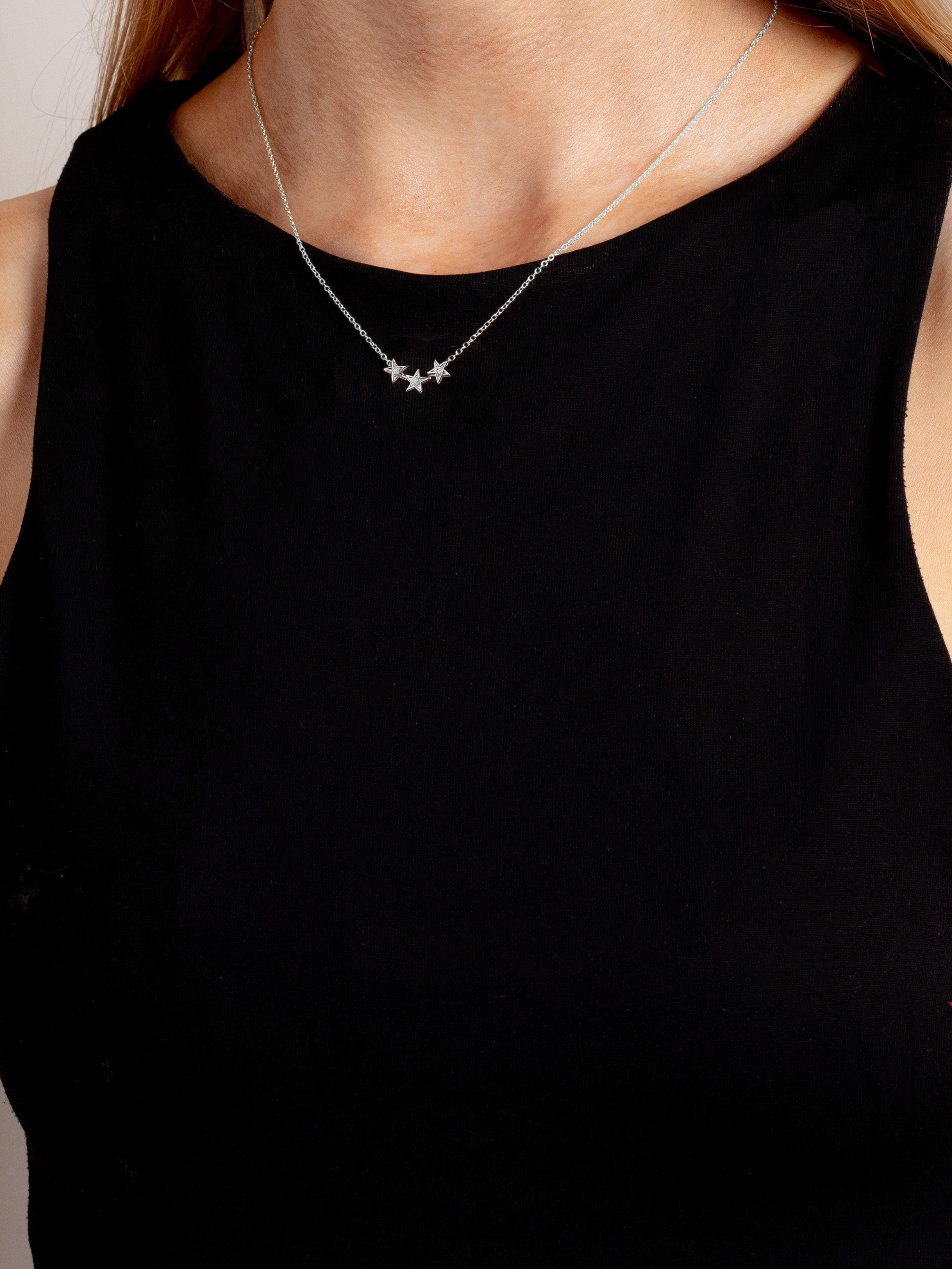 Dainty Three Stars Necklace