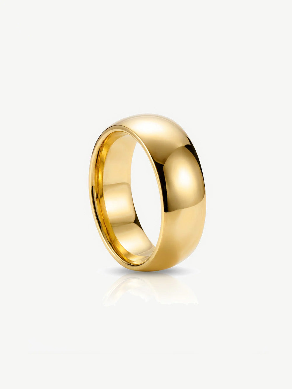 Smooth Polished Dome Ring