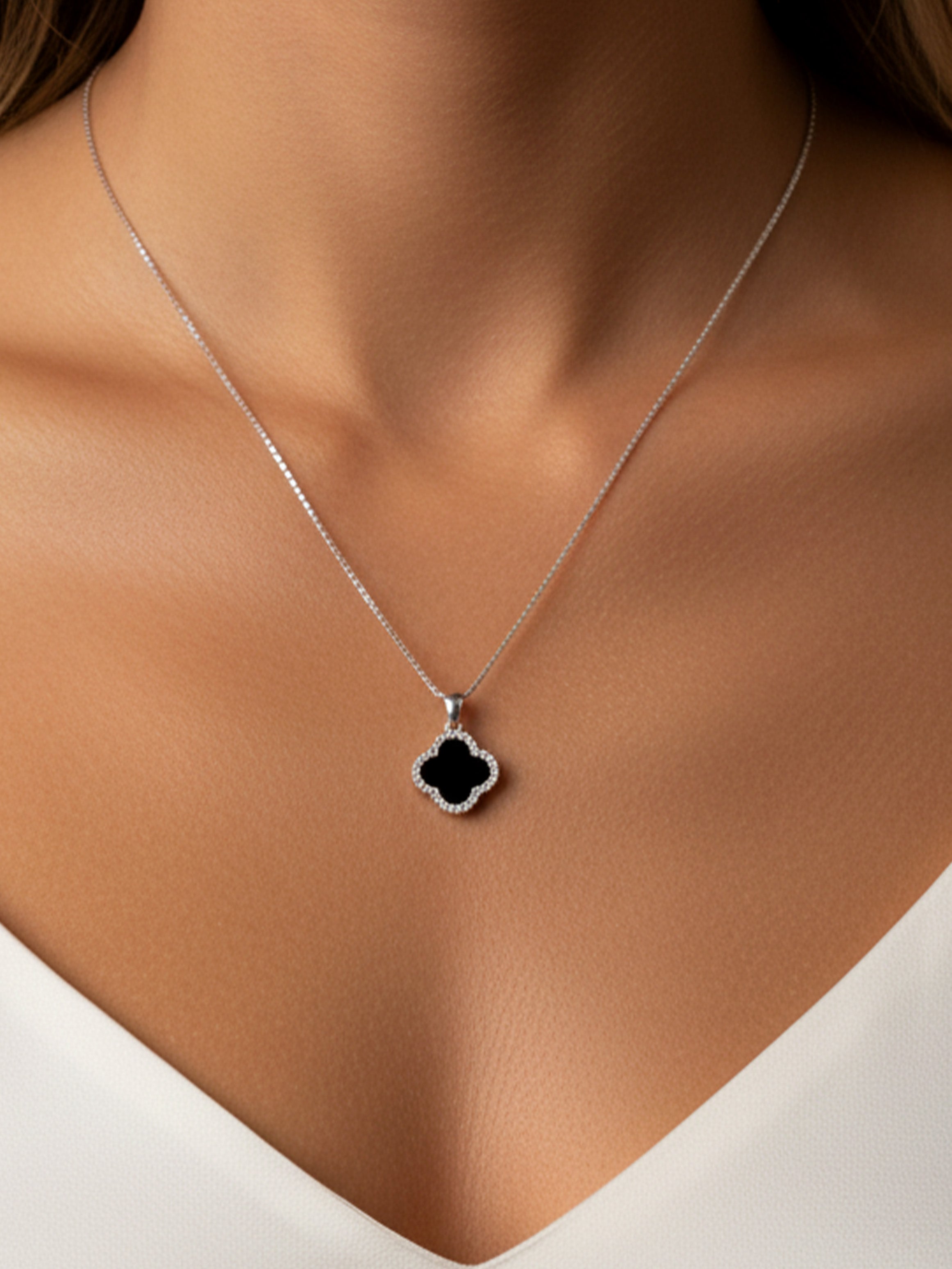 Black Clover Necklace