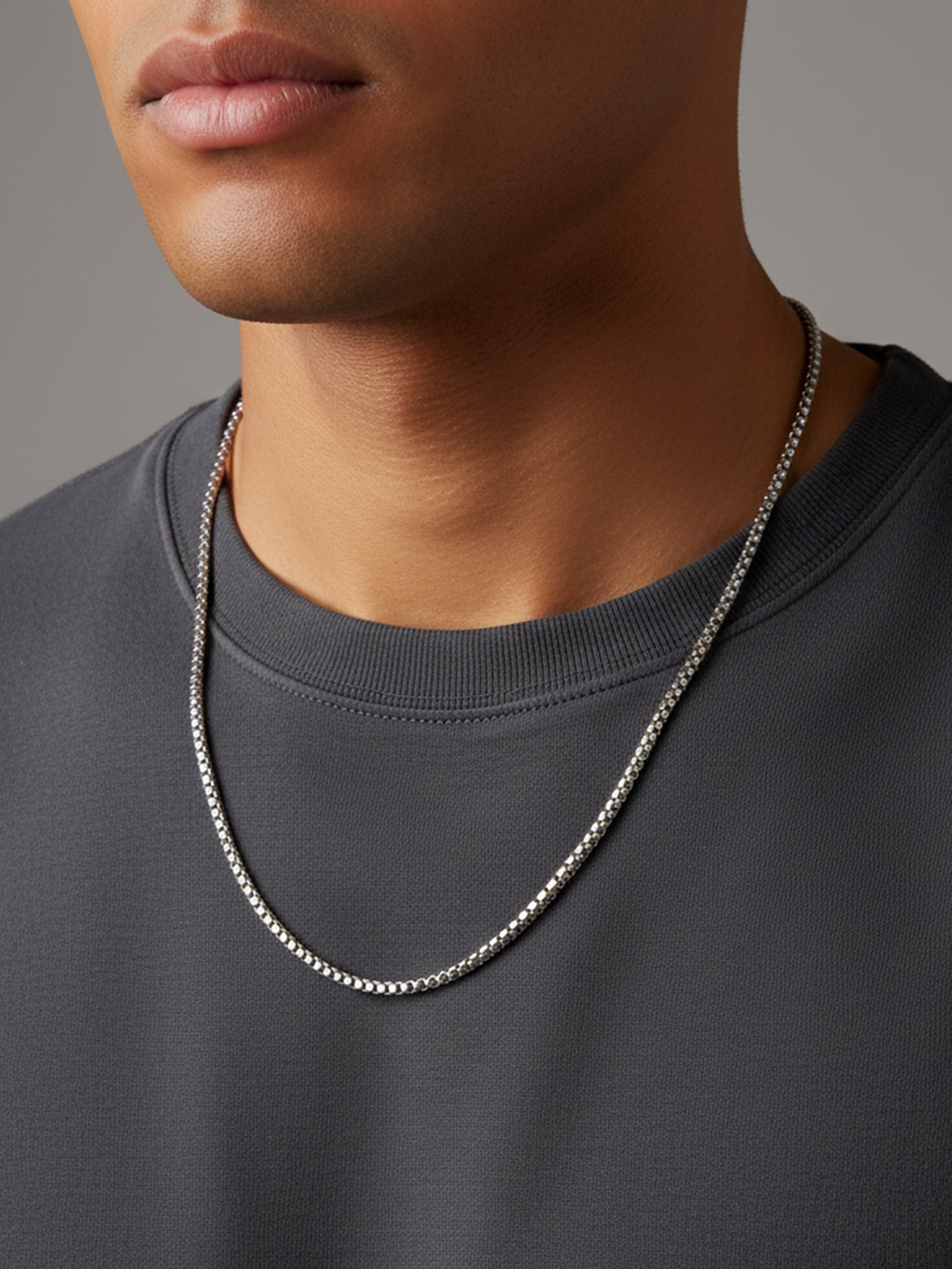 Men's Belcher Chain Necklace - 60cm