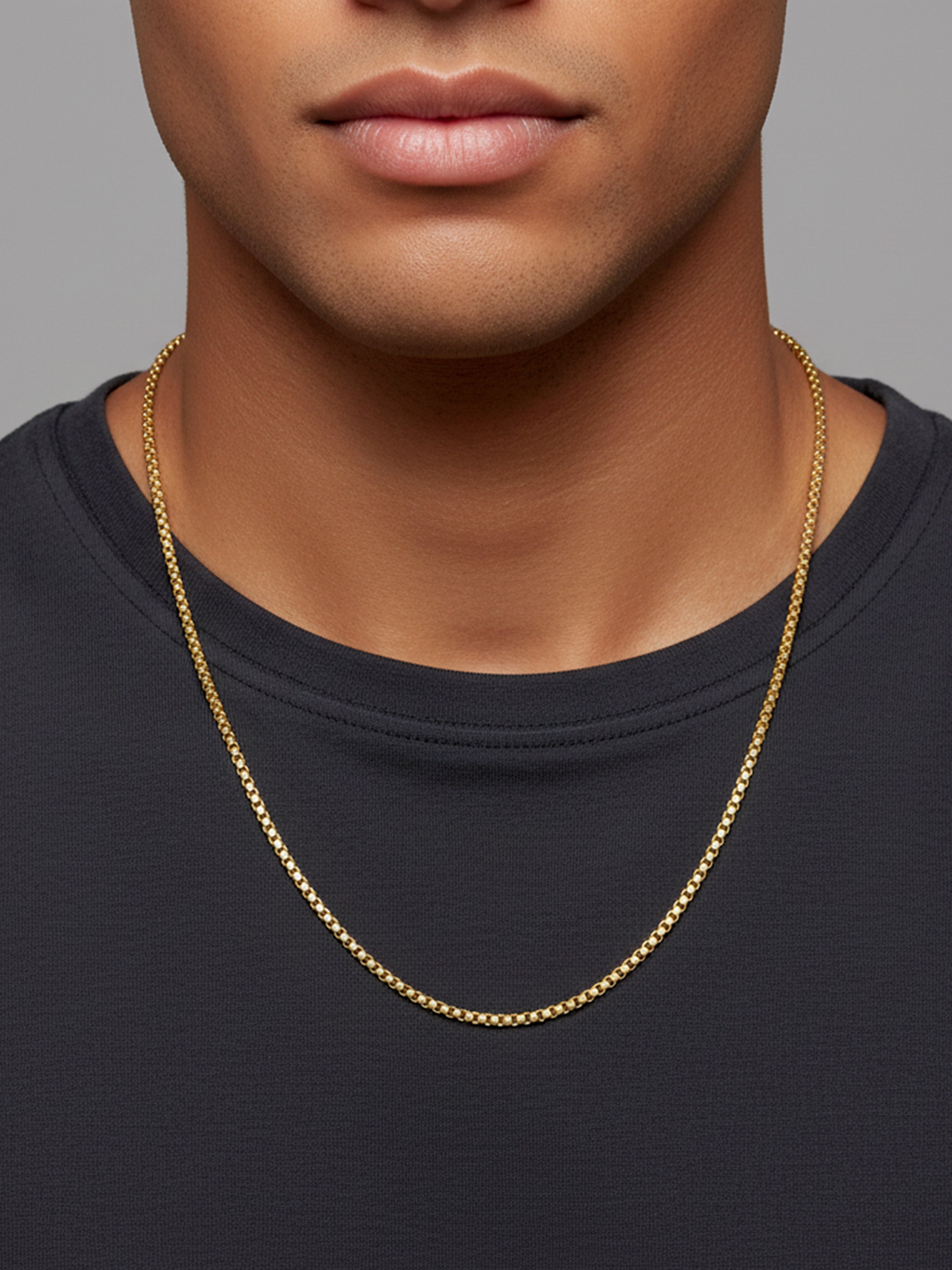Men's Belcher Chain Necklace - 60cm
