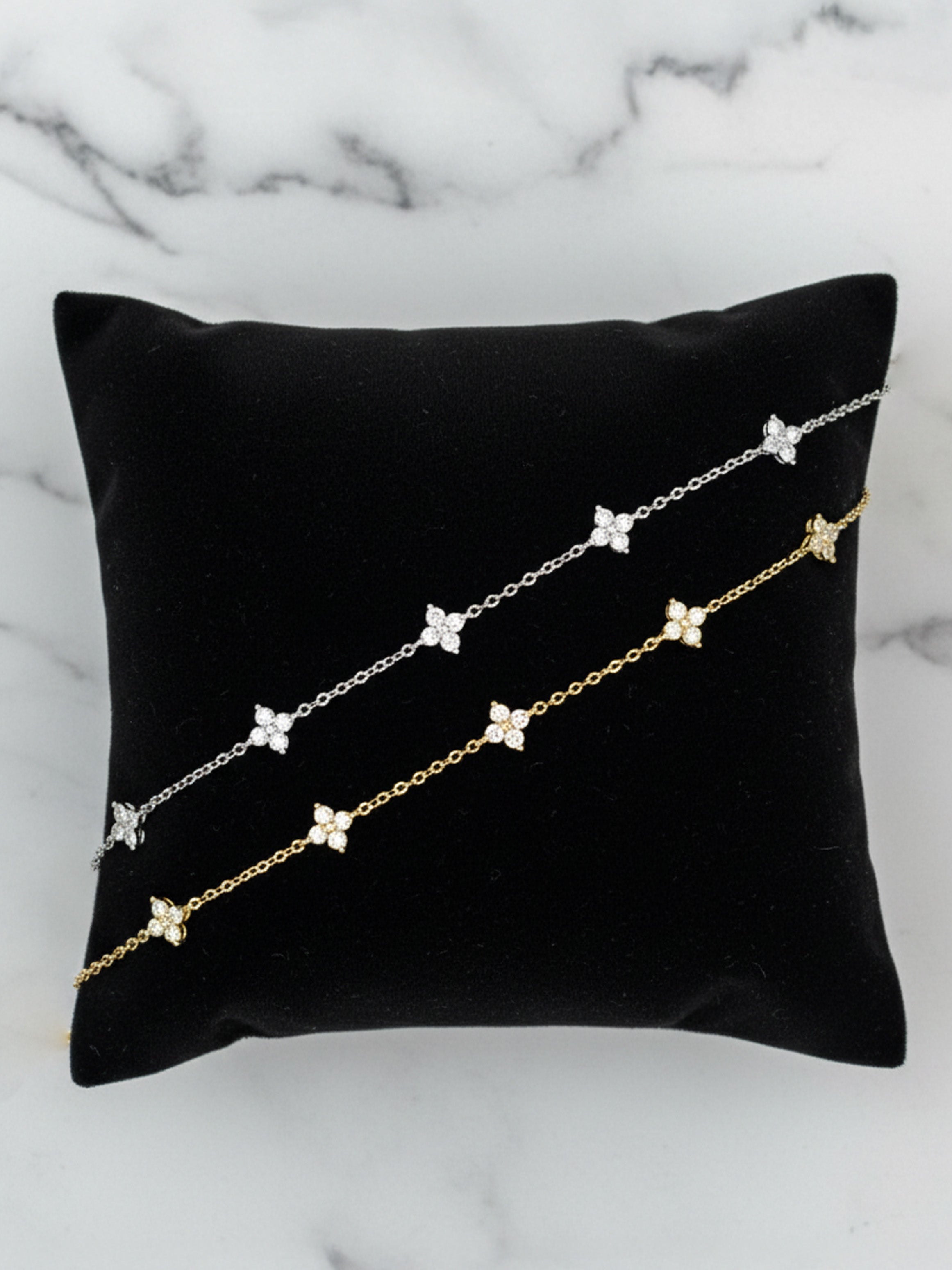 Dainty Hydrangea Bracelet