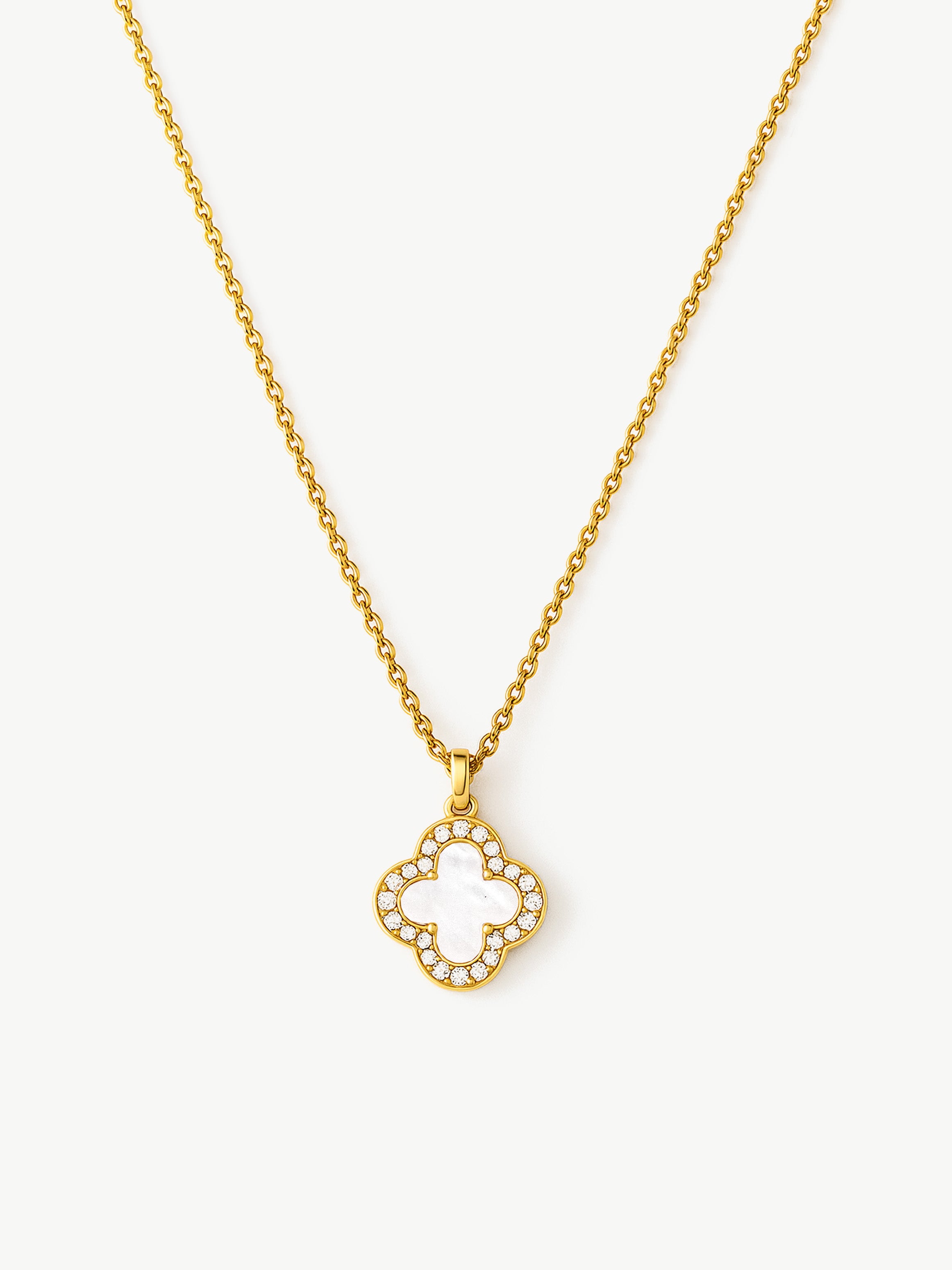 Clover Necklace - Reversible Pendant