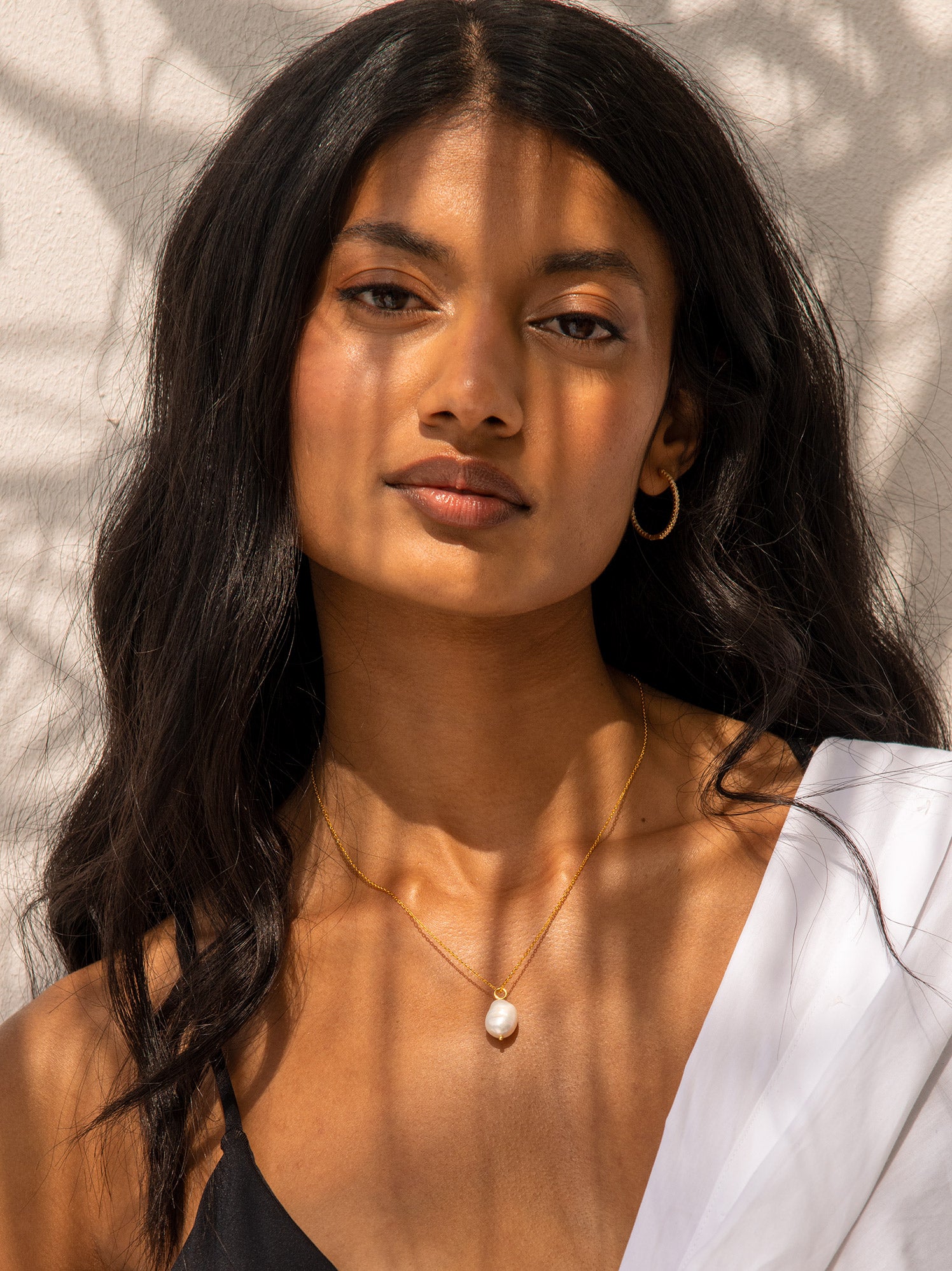 Big Pave Tennis Hoop Earrings With Sparkling Stones