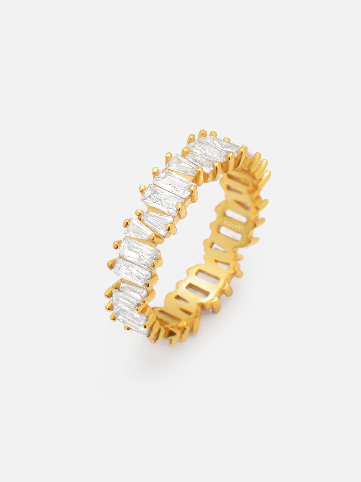 Baguette Rings For Women | Silver & Gold Collection