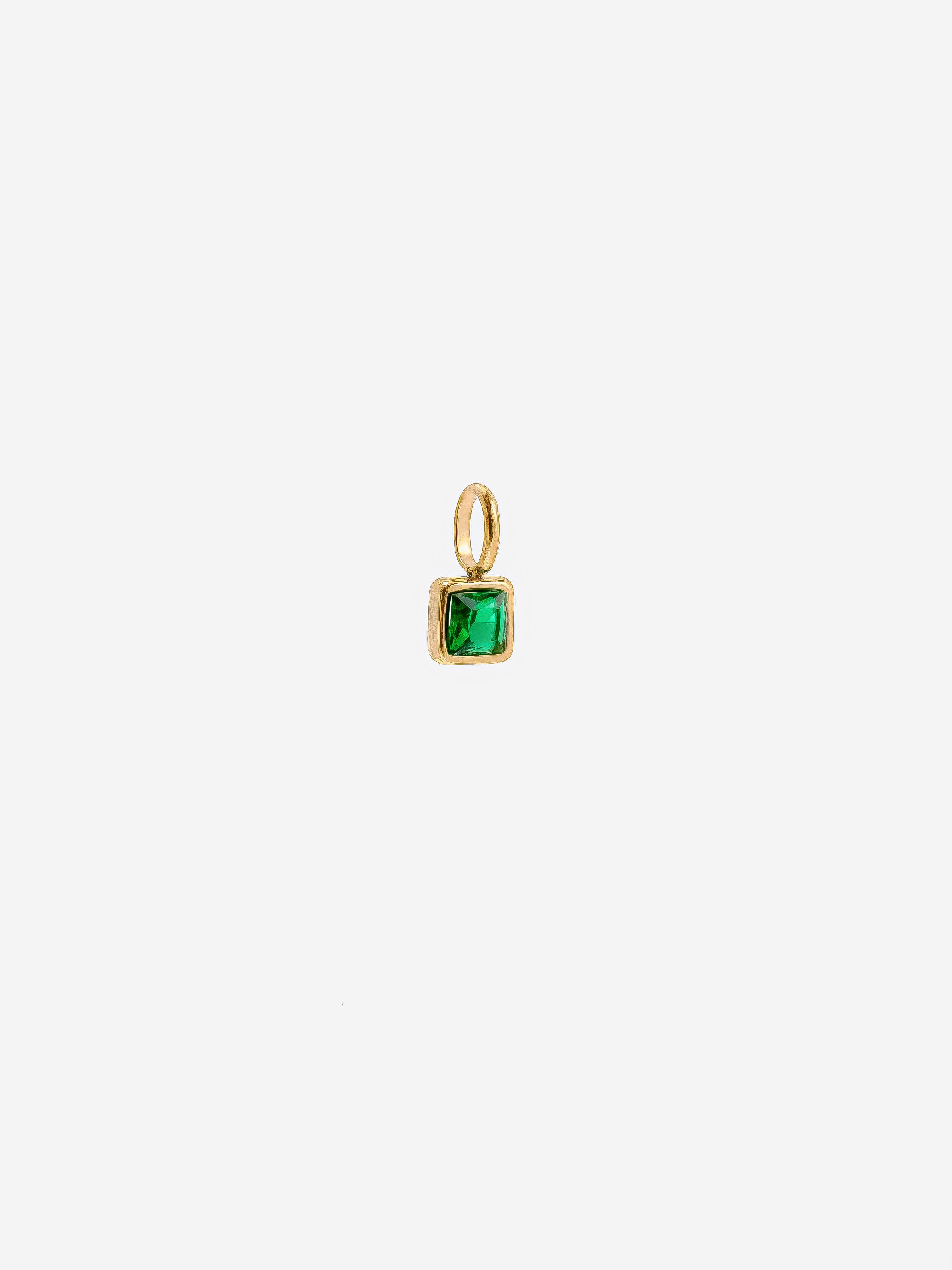 Square Birthstone Charm (Tiny)