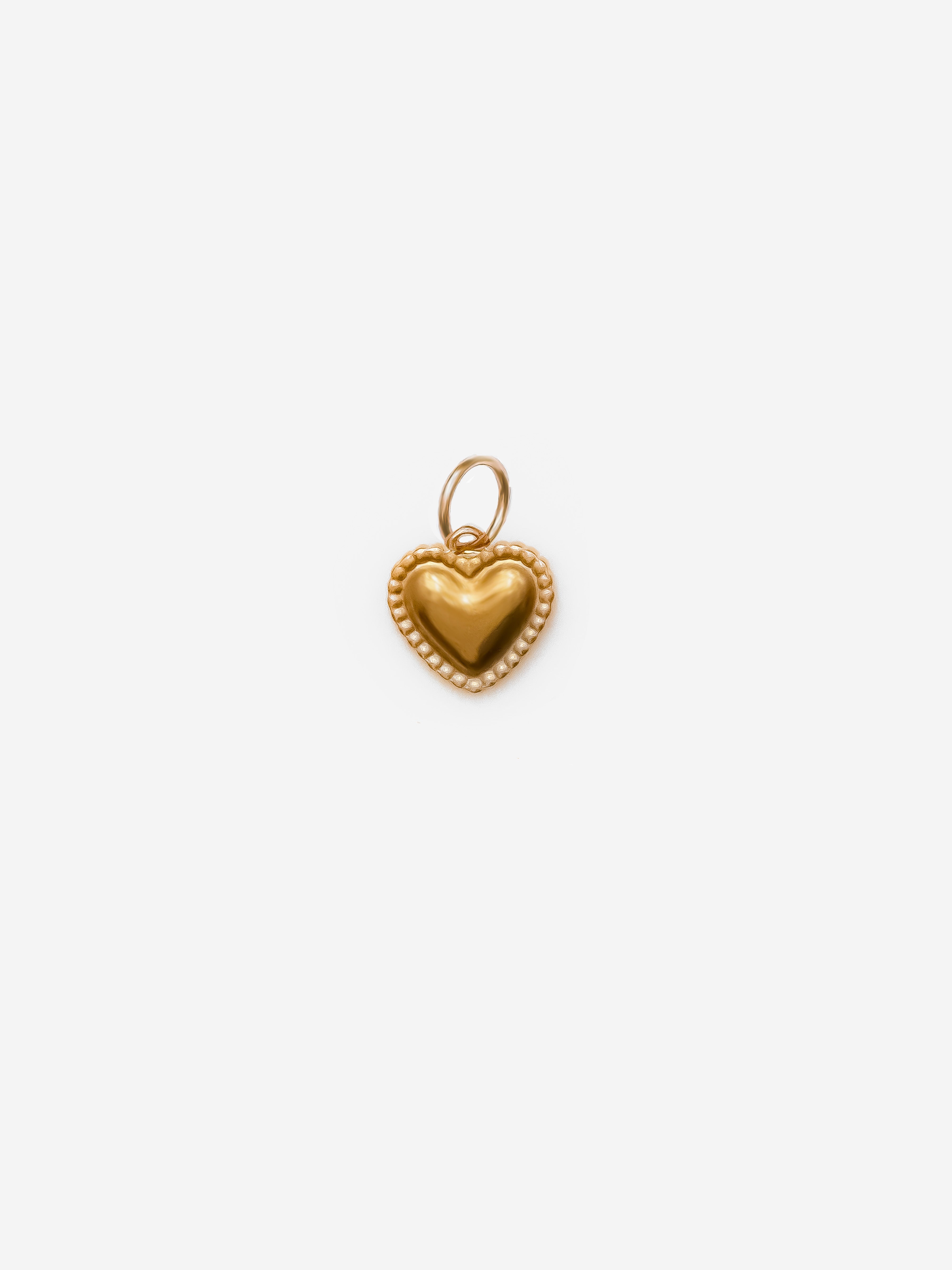 Bobble Heart Charm (Small)