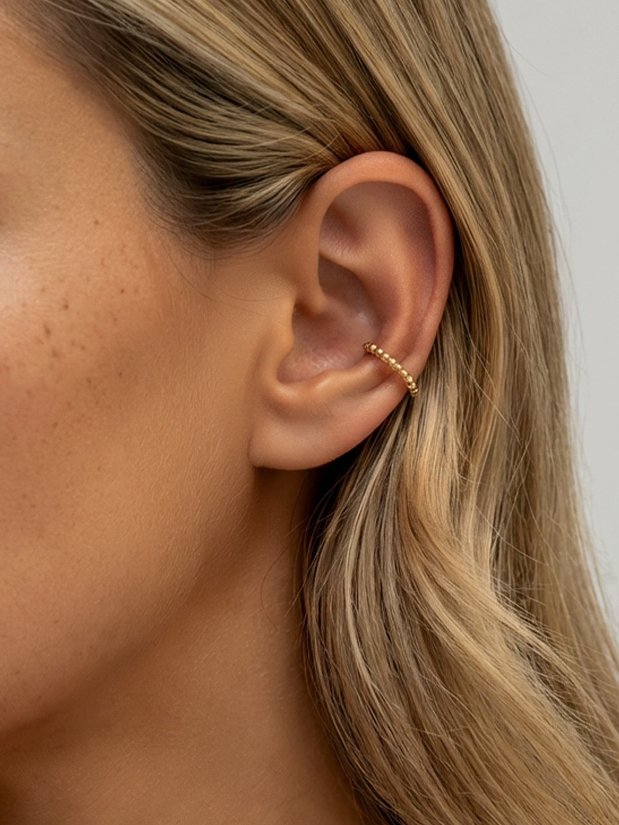 Bobble Conch Ear Cuffs