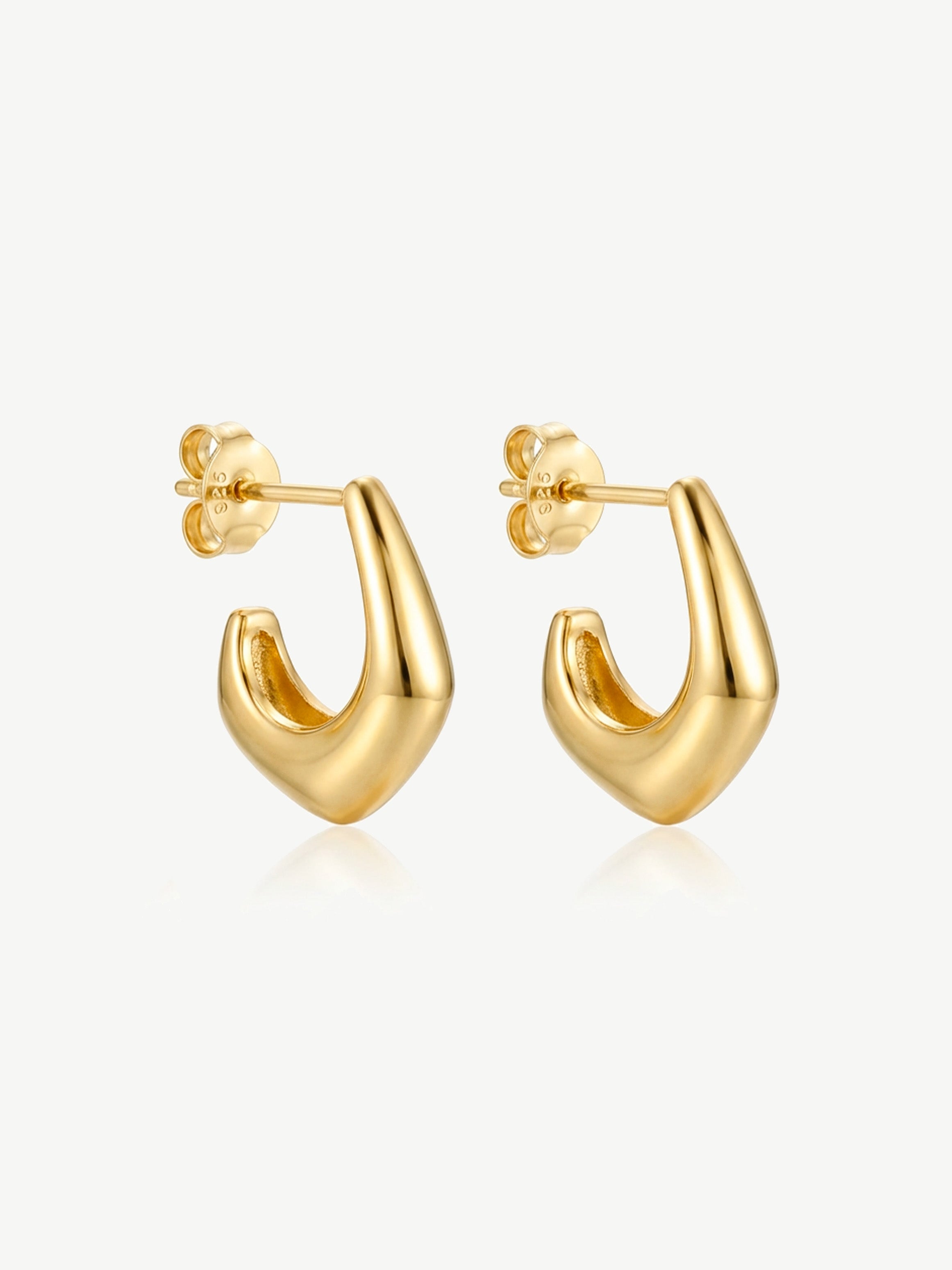 Sculpted Hoop Earrings