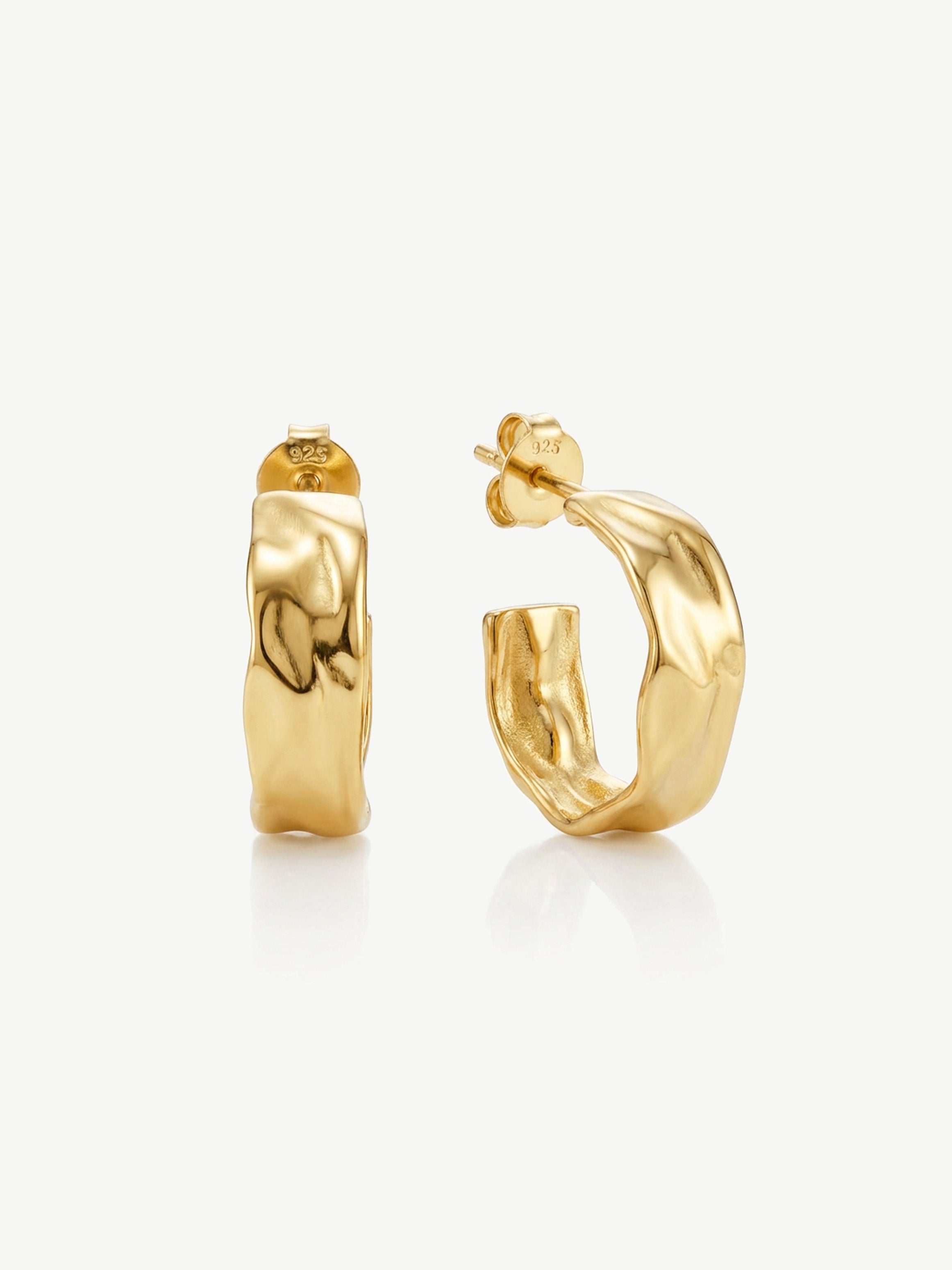 Molten Small Hoop Earrings