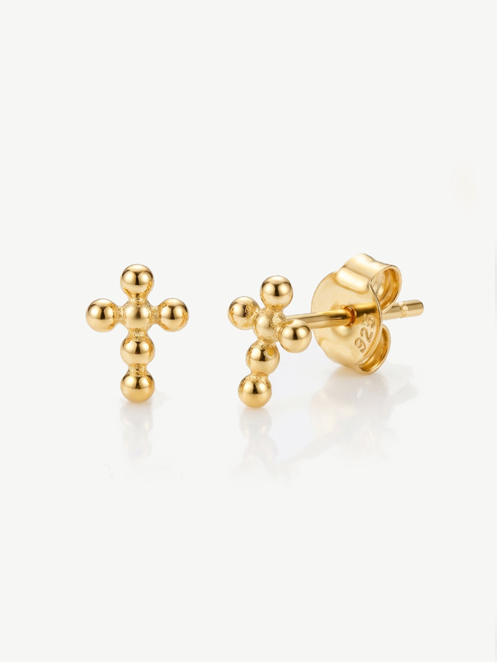Mini Cross Stud Earrings