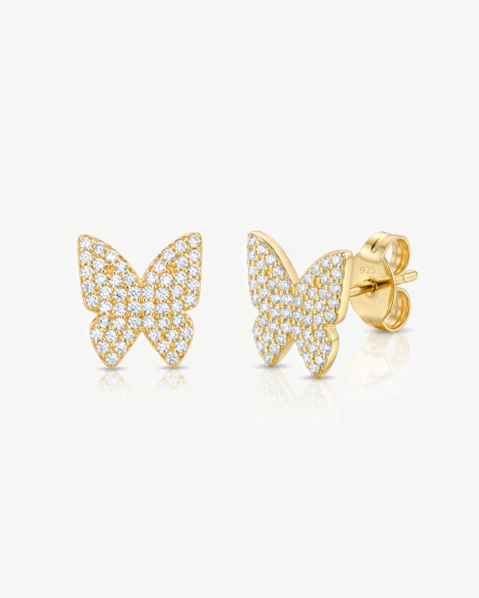 Small Butterfly Stud Earrings