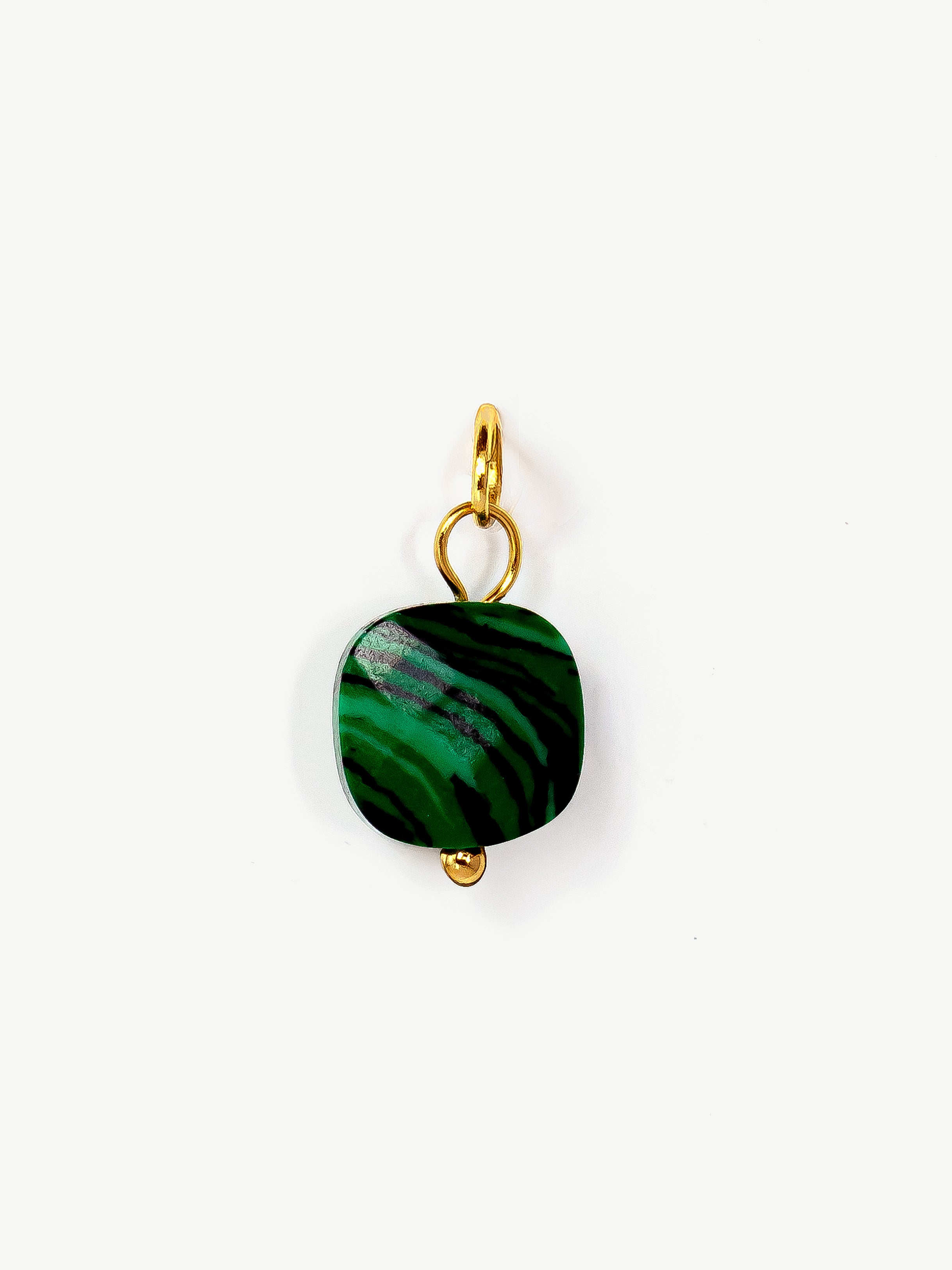 Malachite Green Simulant Square Charm (Small)