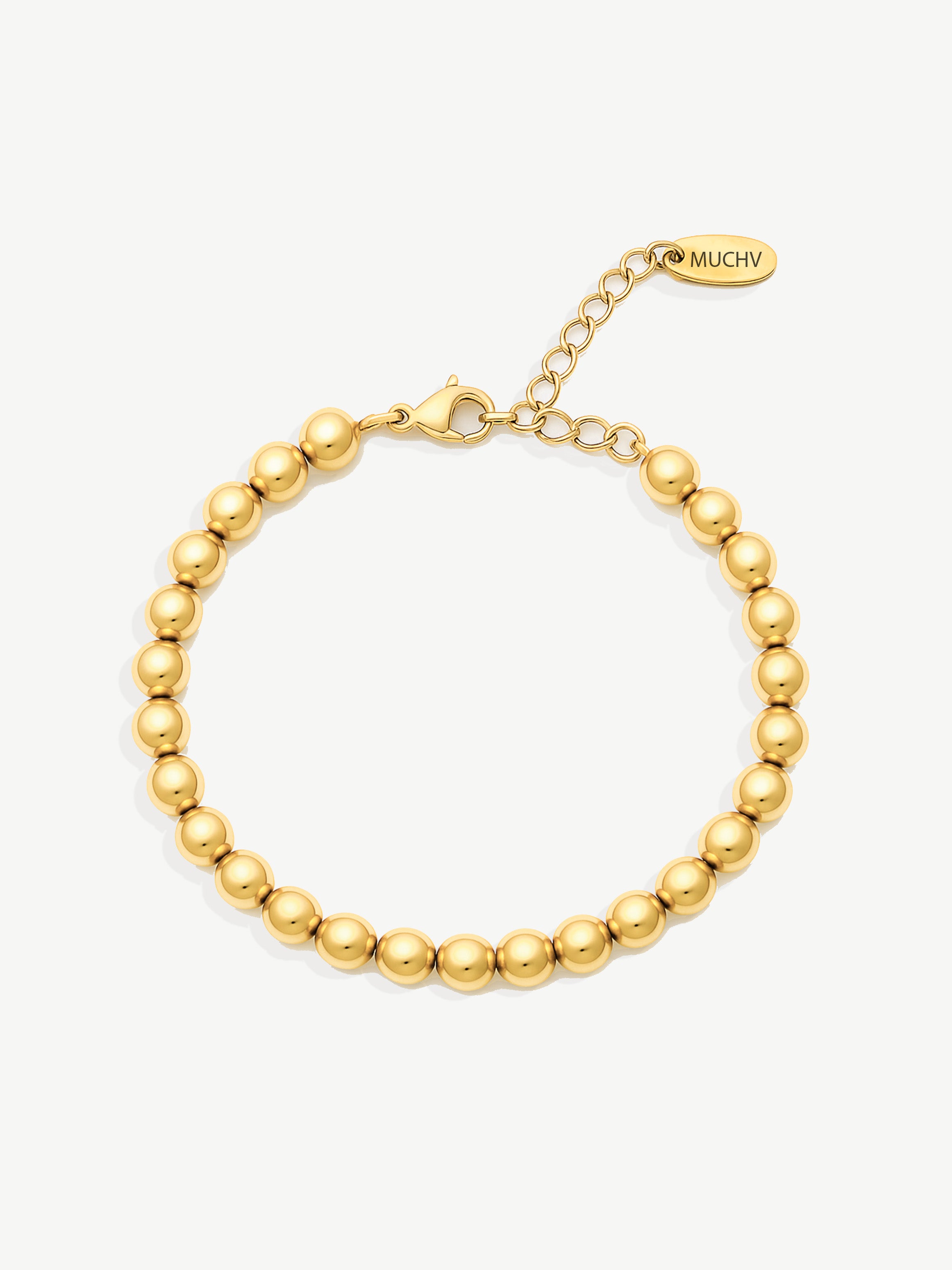 Charm Bracelet With Sphere Chain