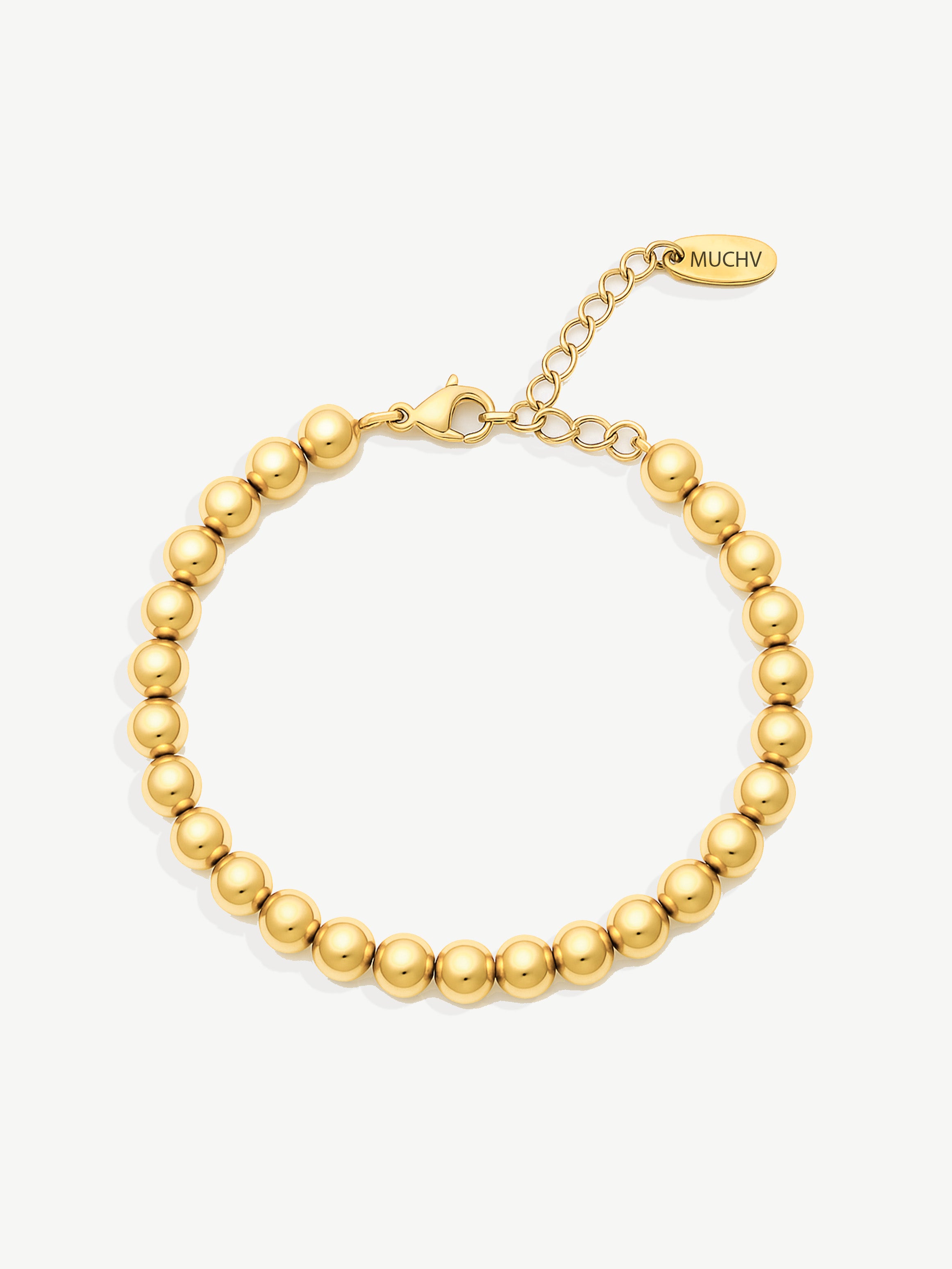 Charm Bracelet With Sphere Chain